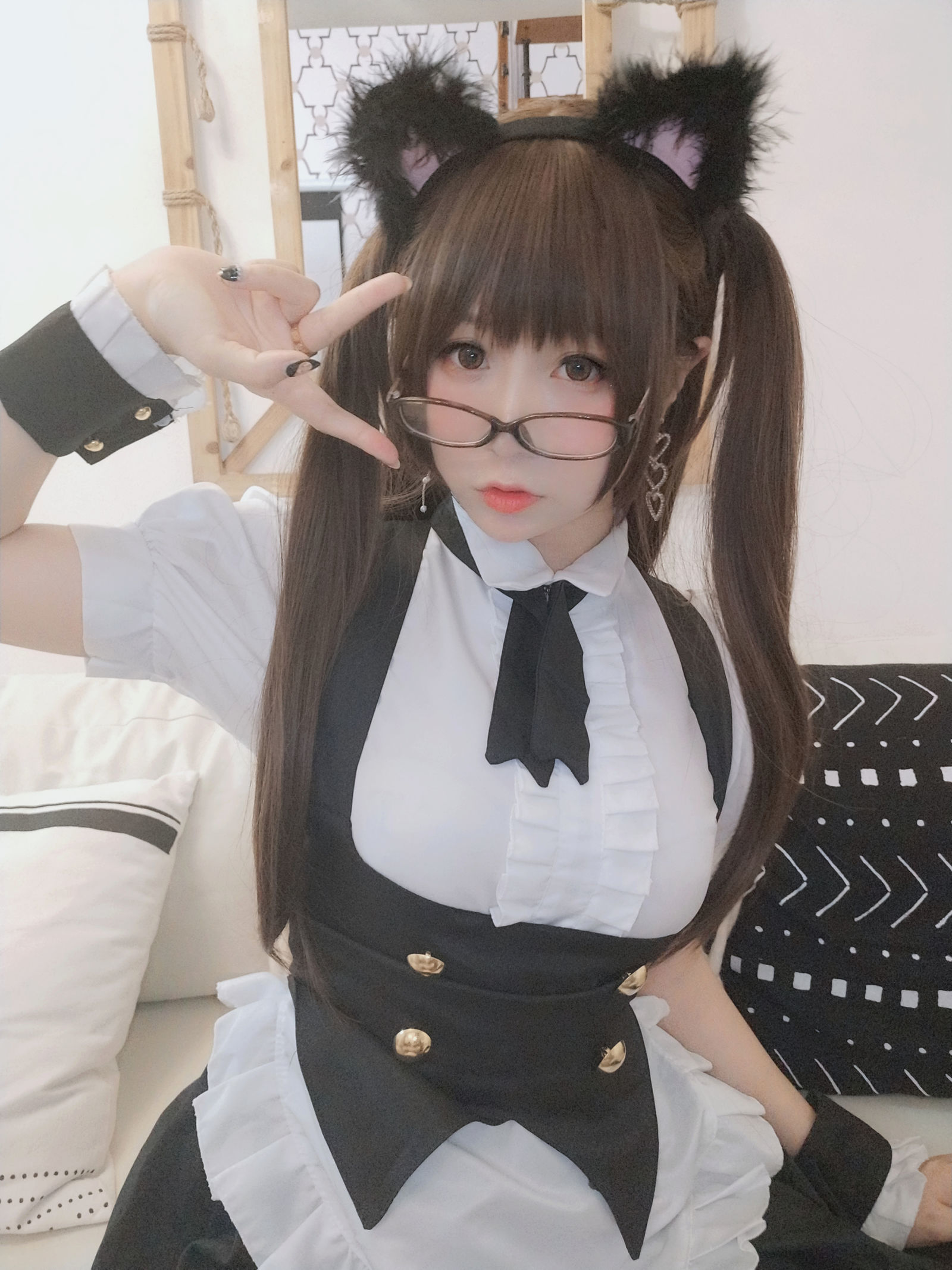 摇摇乐yoyo - 黑丝女仆-图14