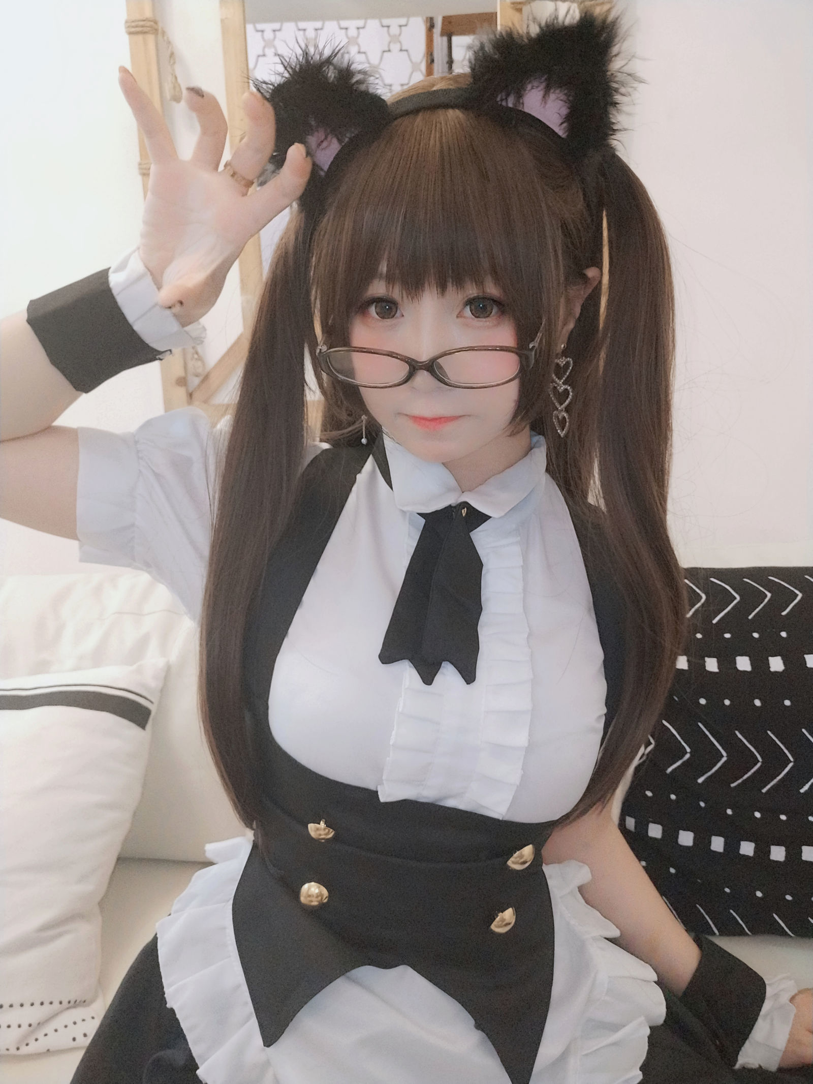 摇摇乐yoyo - 黑丝女仆-图15