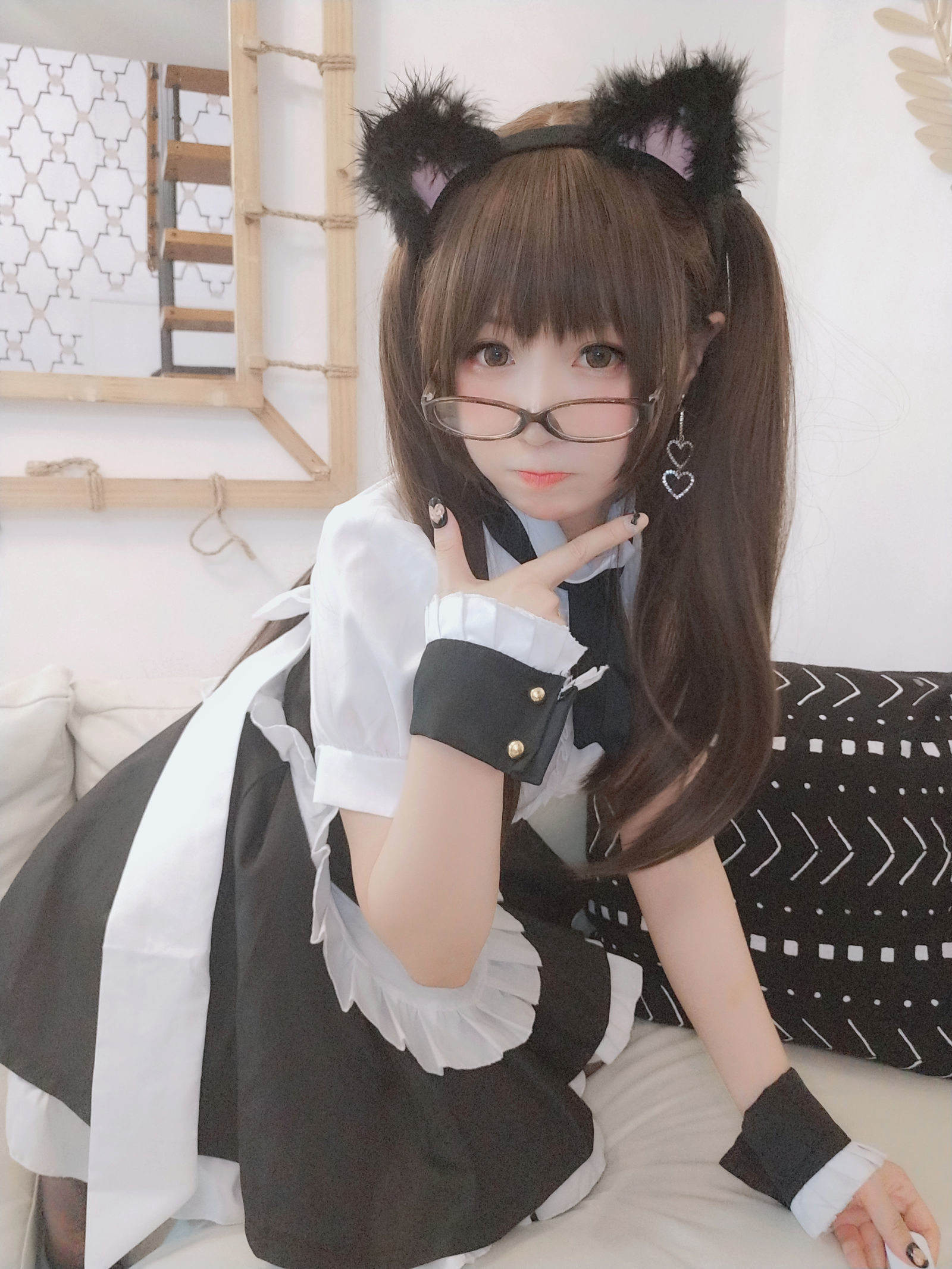 摇摇乐yoyo - 黑丝女仆-图48