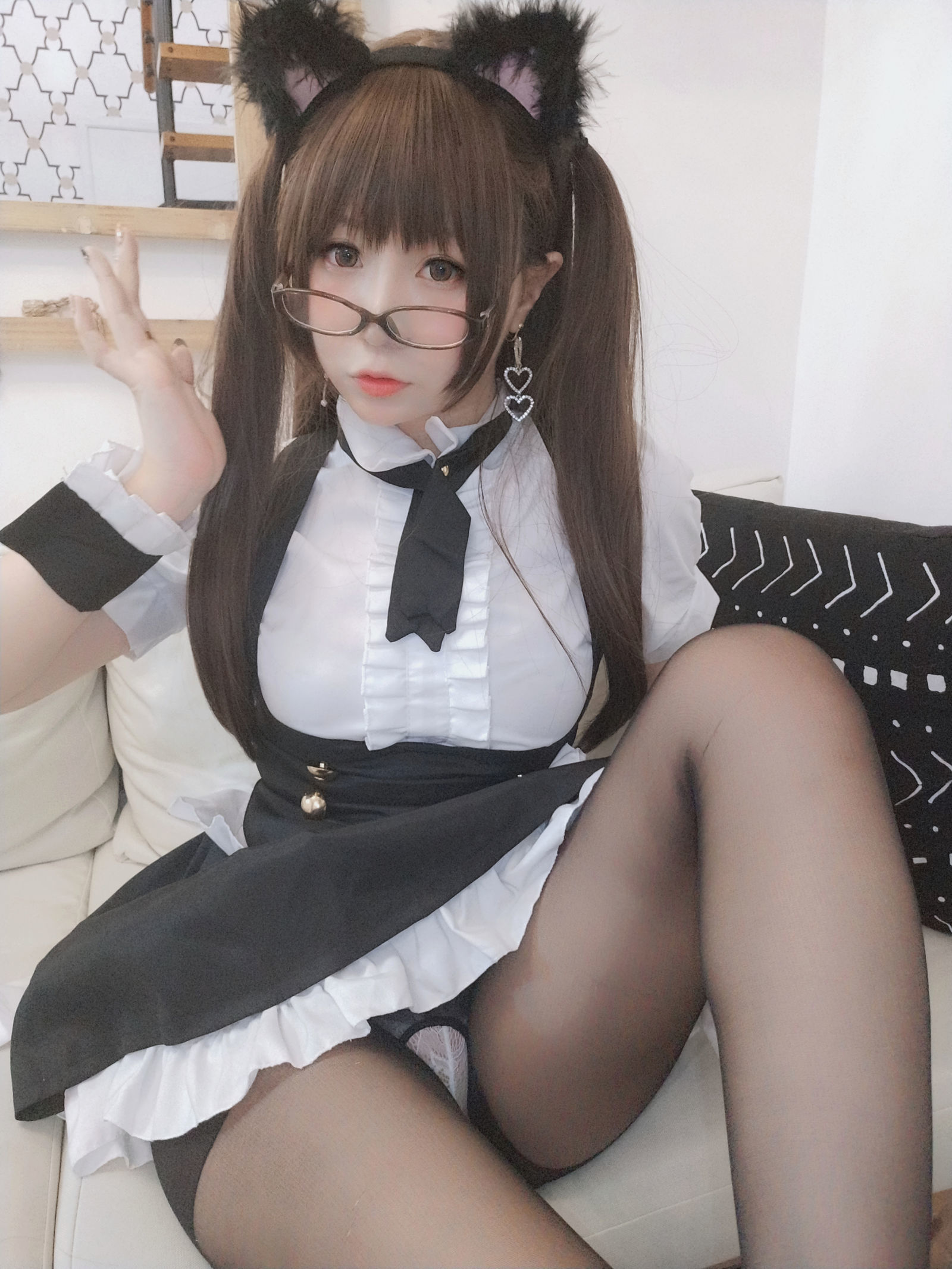 摇摇乐yoyo - 黑丝女仆-图54