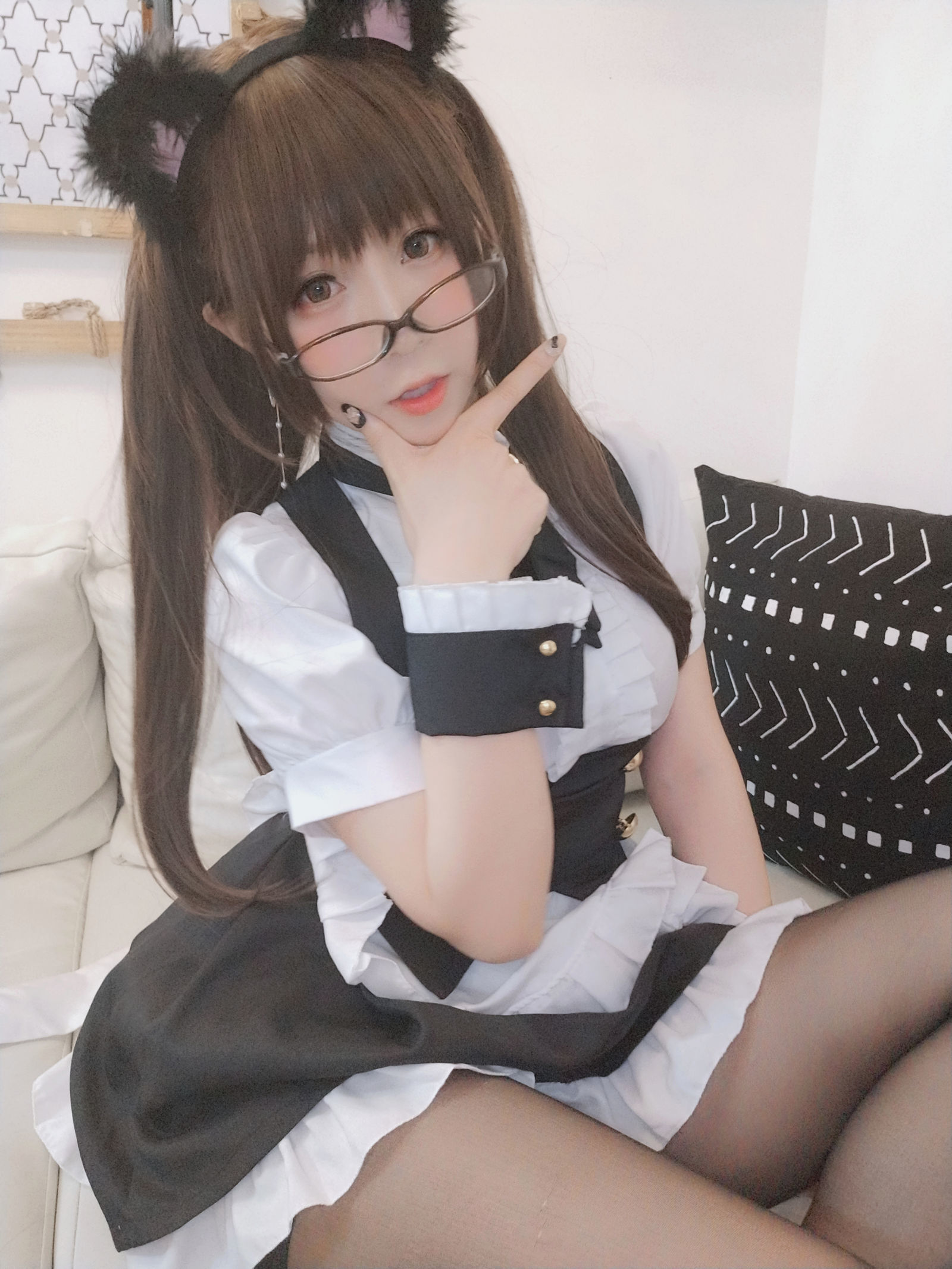 摇摇乐yoyo - 黑丝女仆-图57