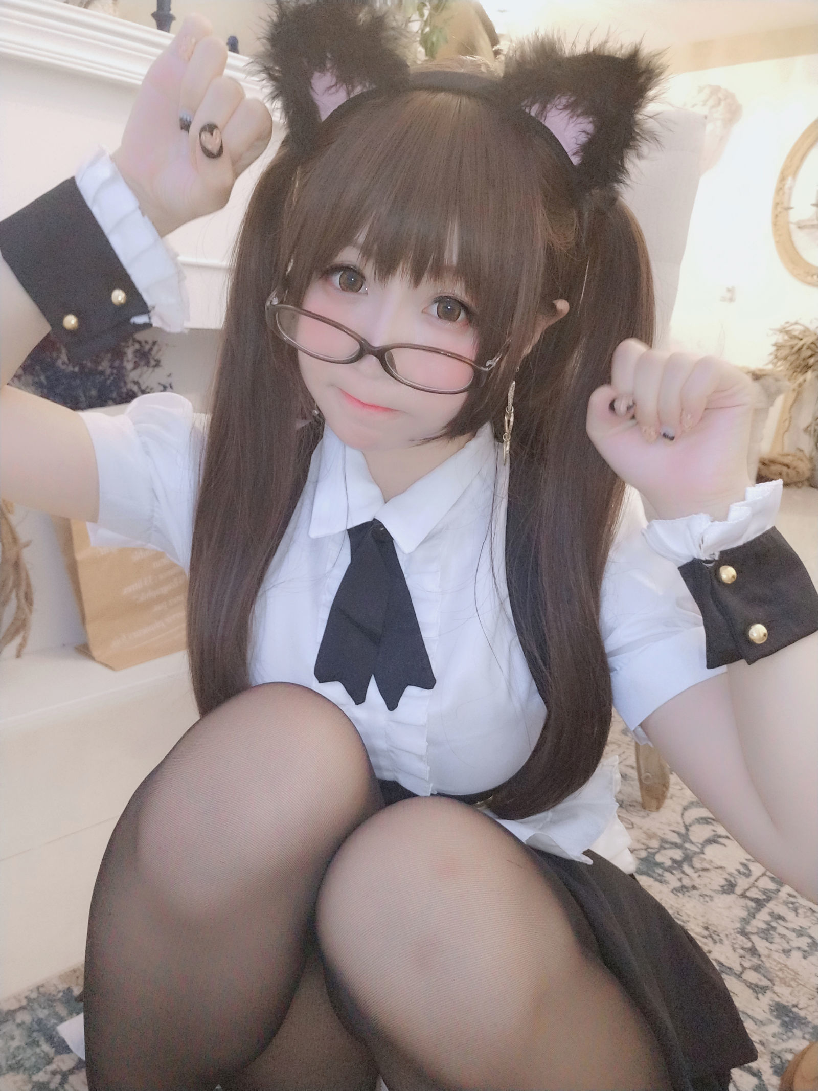 摇摇乐yoyo - 黑丝女仆-图7