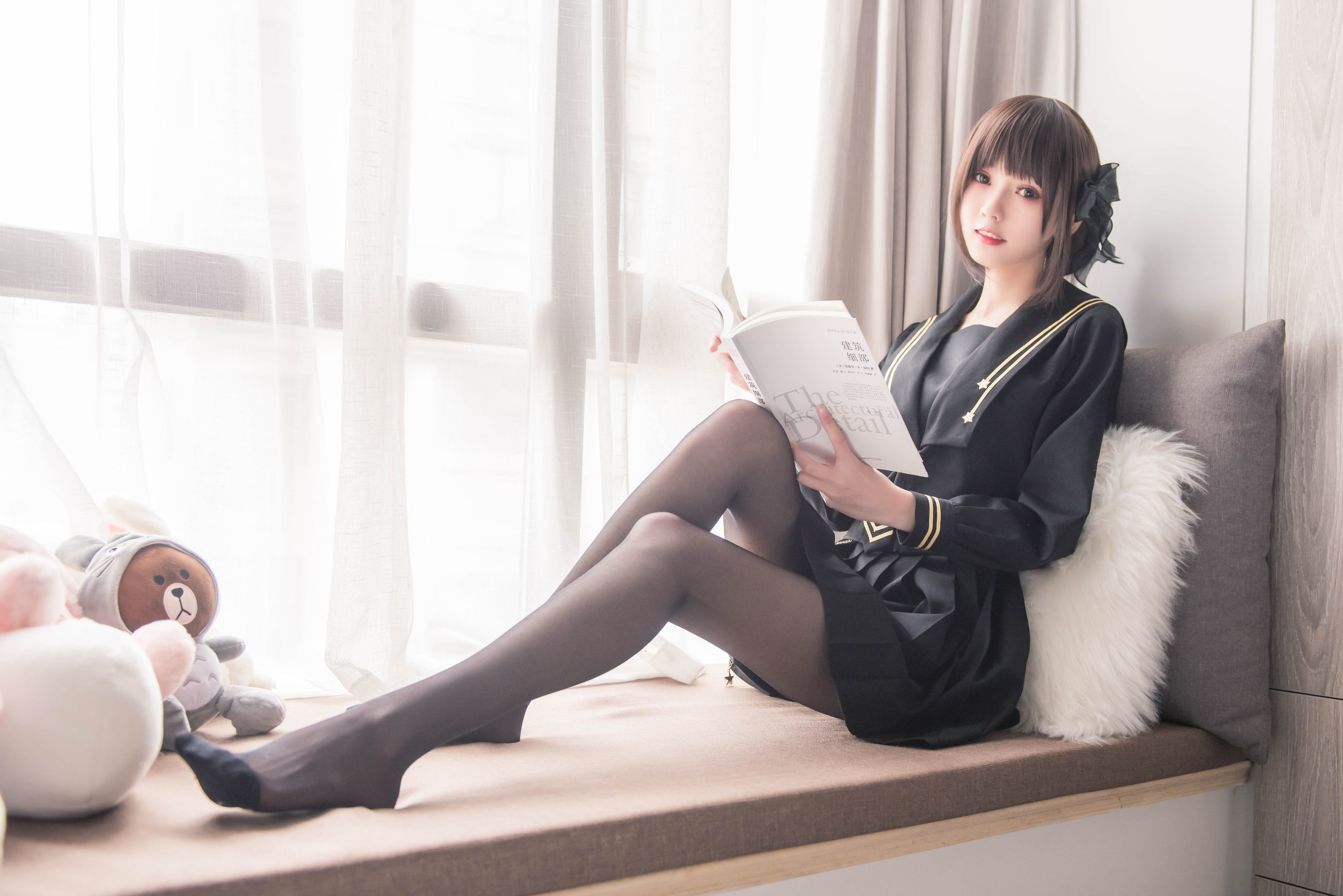 小妖精你的负卿 - 窗台制服-图0