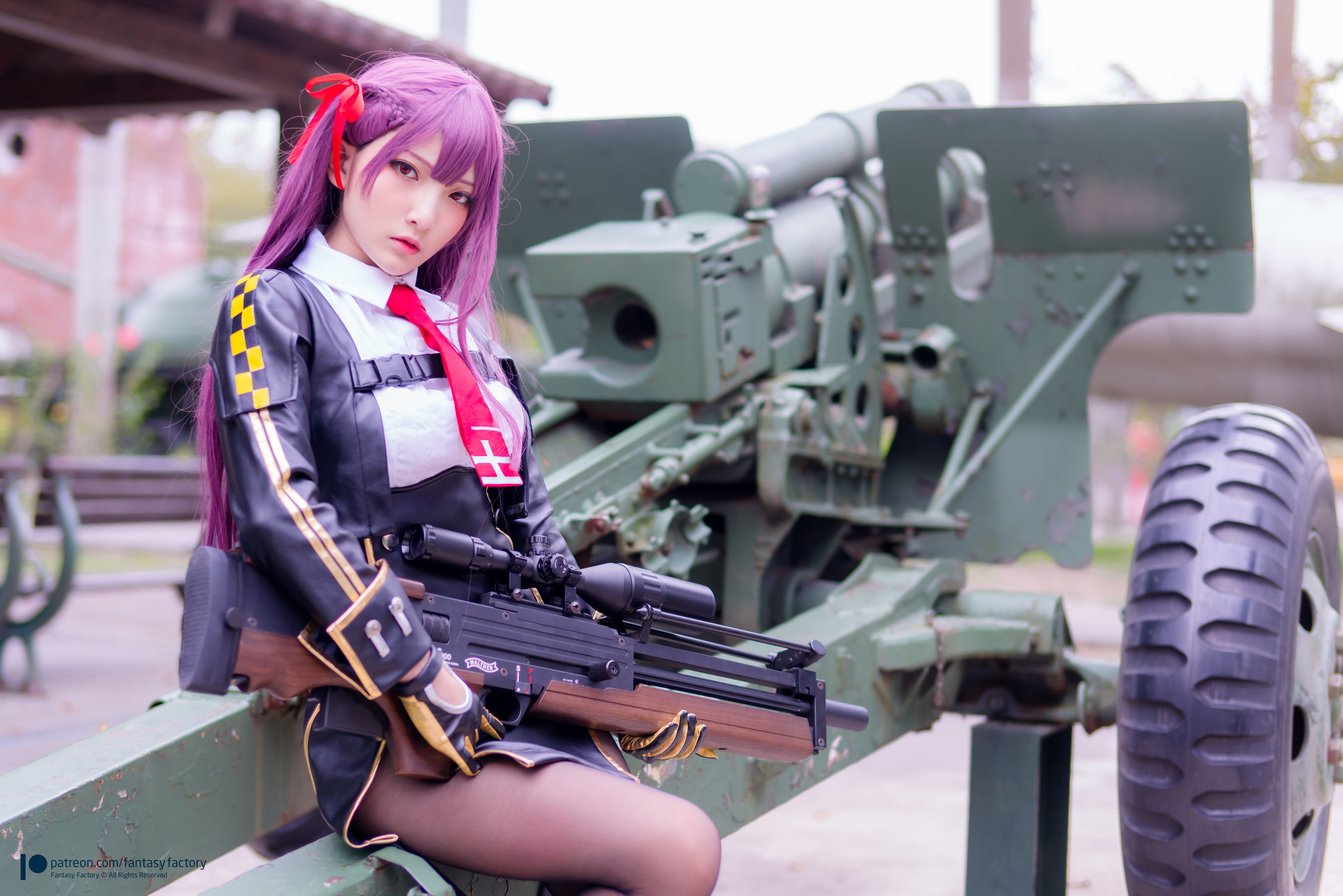 小丁Cosplay - 黑丝 黑胶 女杀手-图21