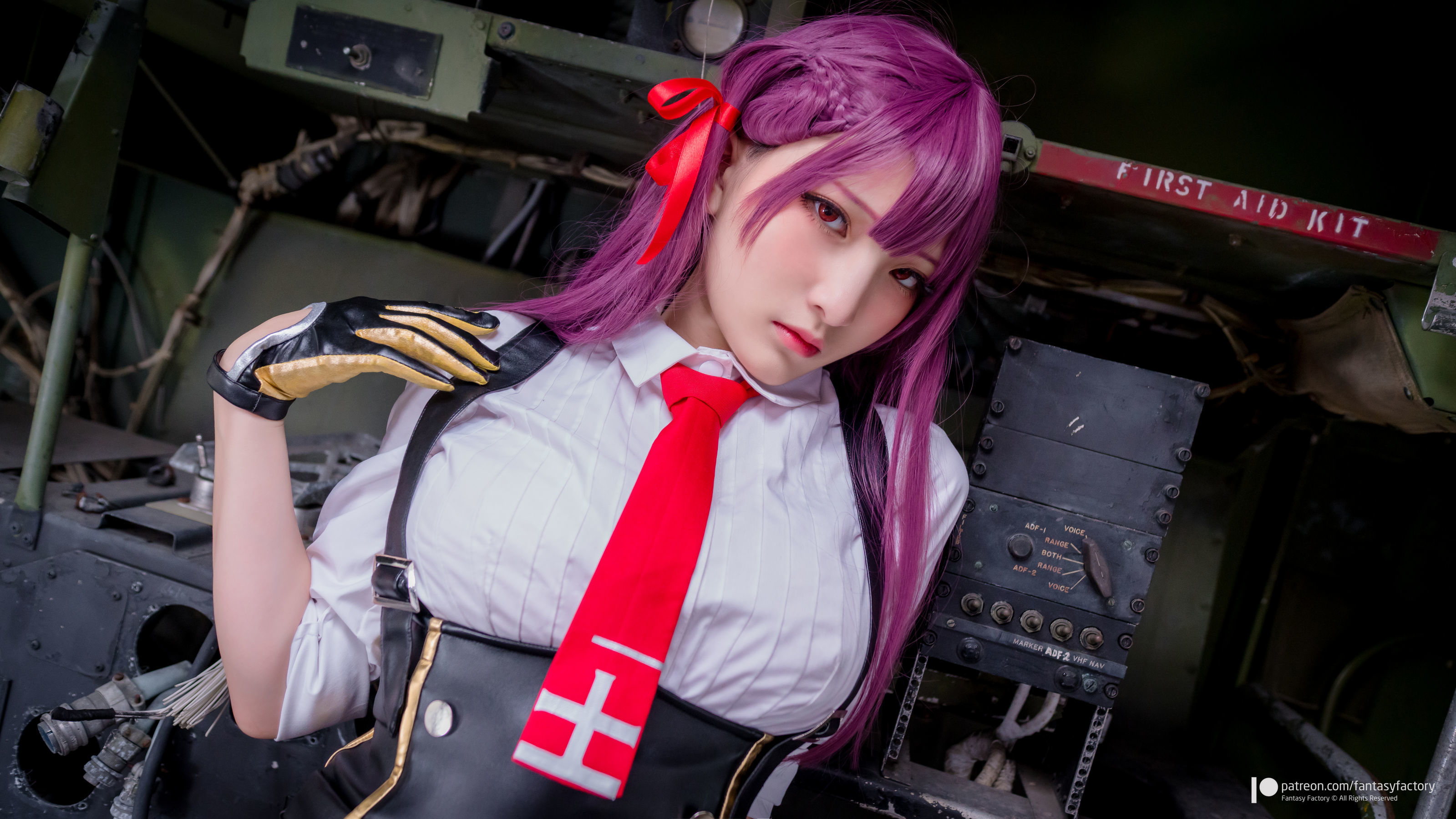 小丁Cosplay - 黑丝 黑胶 女杀手-图37