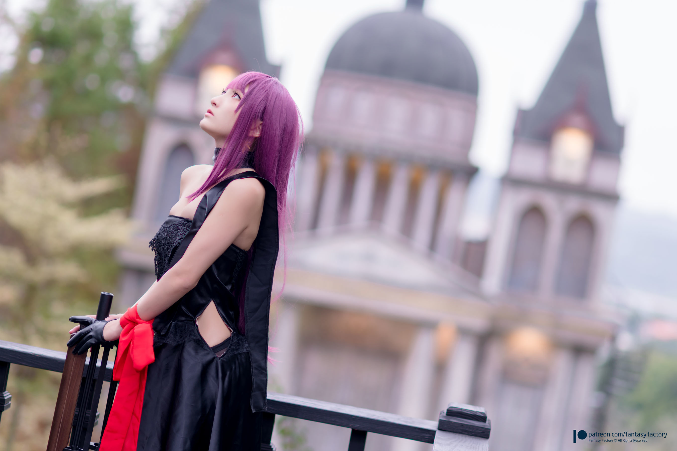 小丁Cosplay - 黑丝 黑胶 女杀手-图64