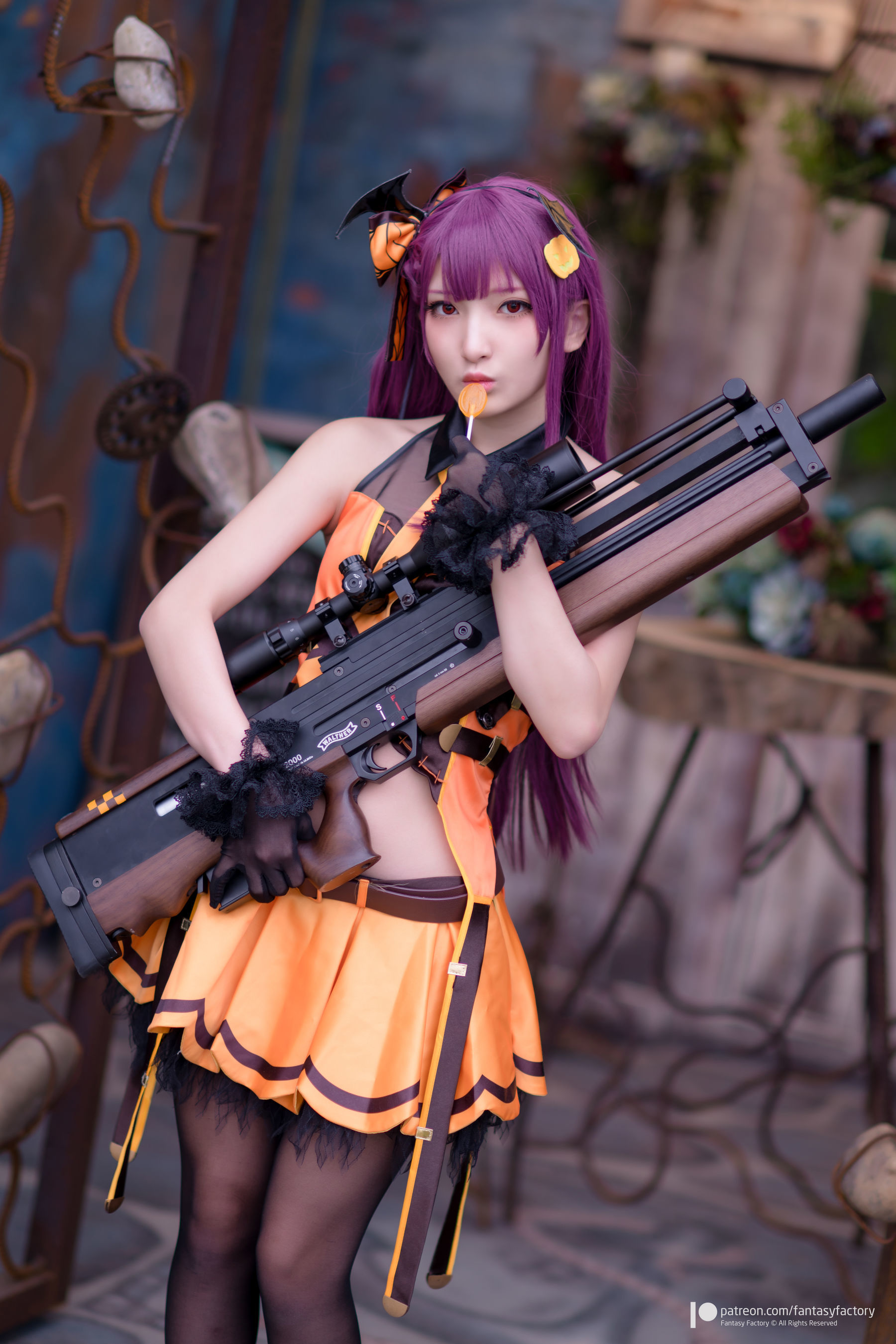 小丁Cosplay - 黑丝 黑胶 女杀手-图67