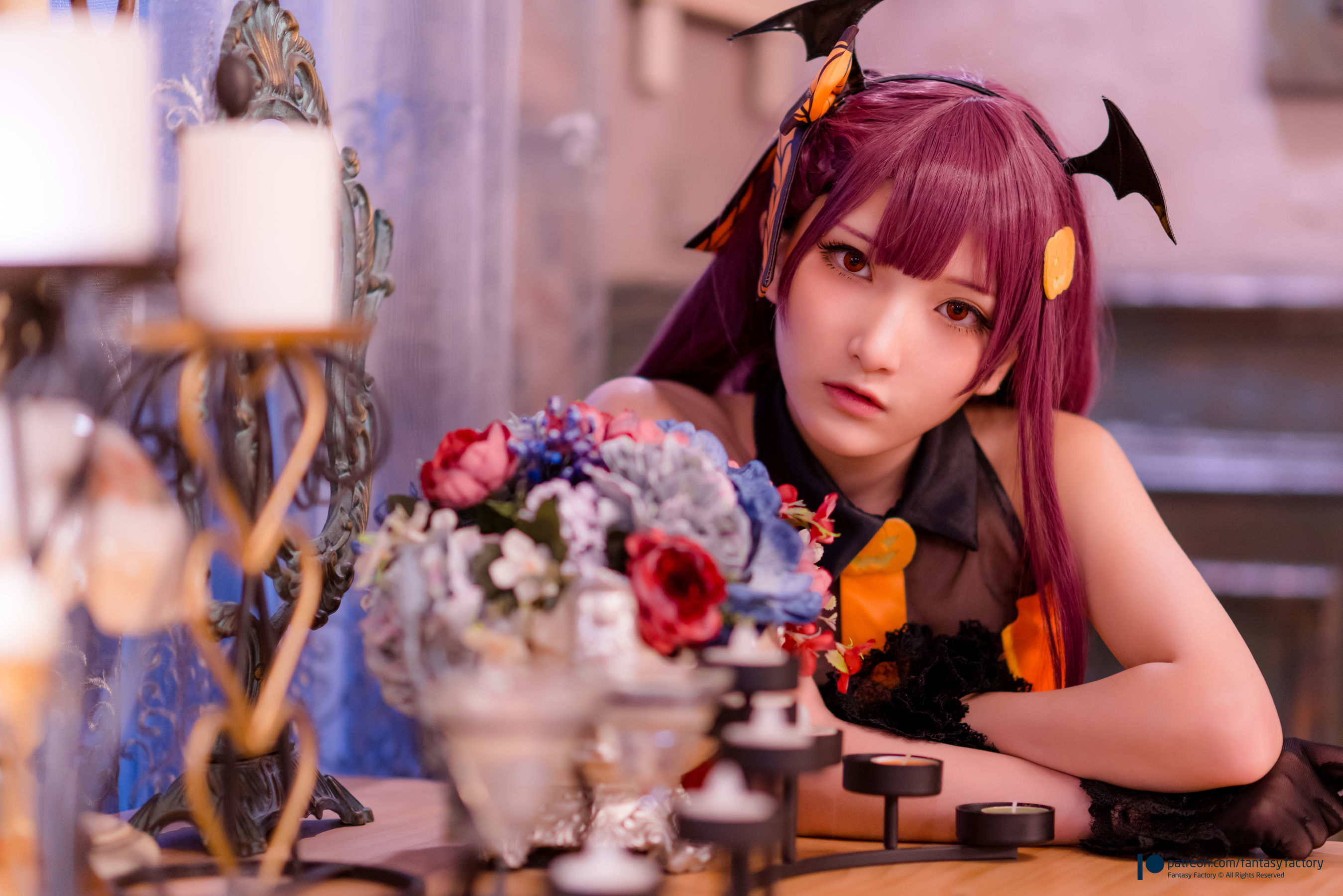 小丁Cosplay - 黑丝 黑胶 女杀手-图87