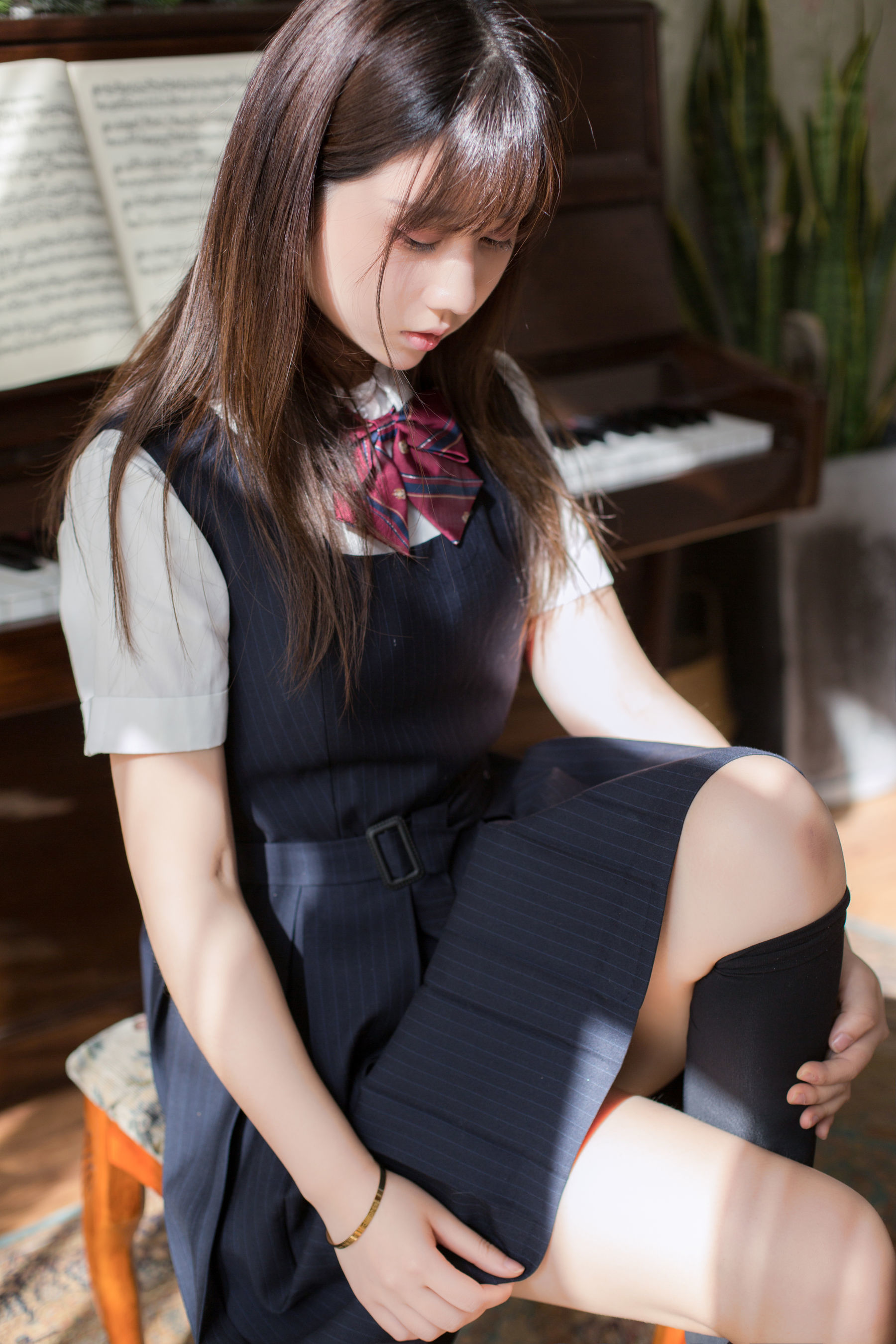 微博福利姬镜酱 - 不知梦 制服-图33