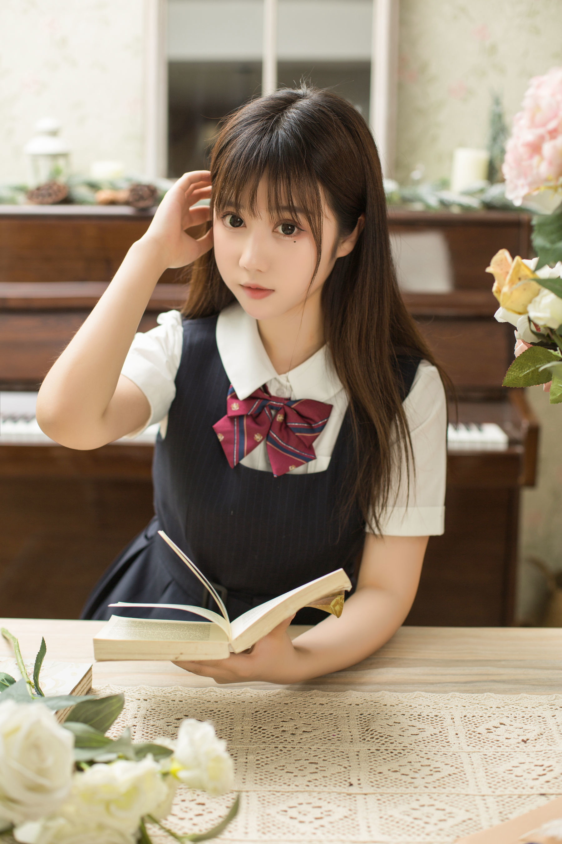 微博福利姬镜酱 - 不知梦 制服-图3