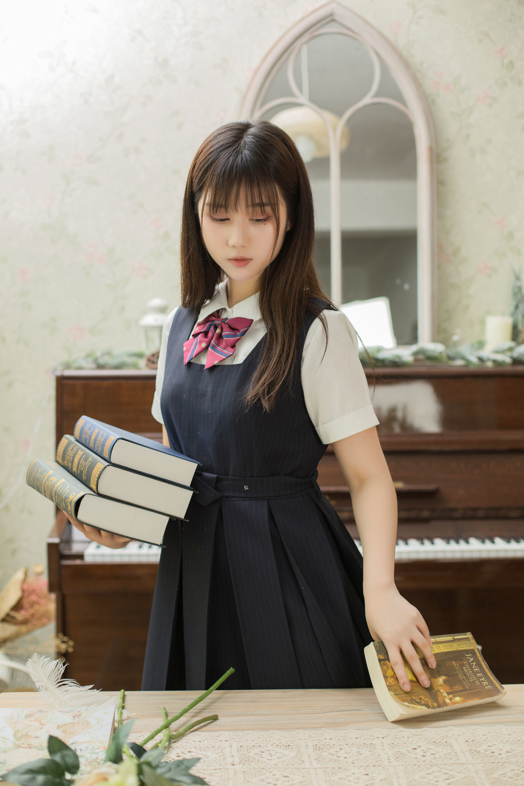 微博福利姬镜酱 - 不知梦 制服-图4