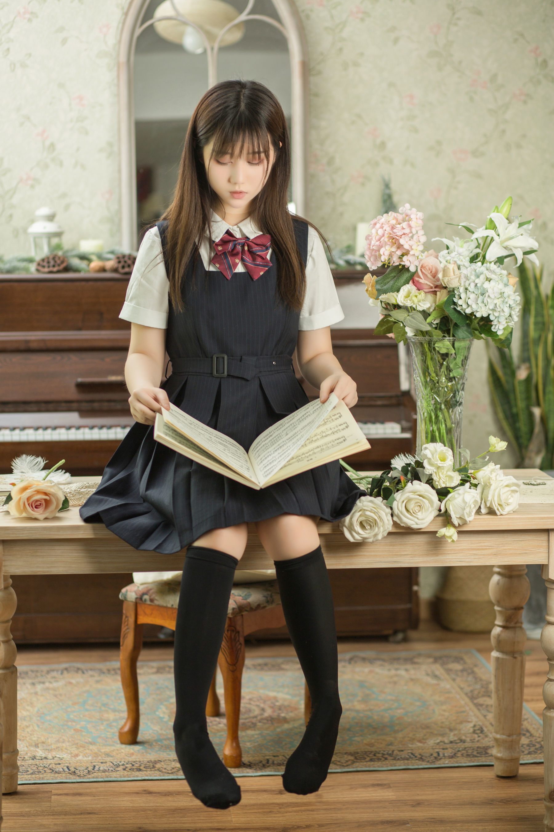 微博福利姬镜酱 - 不知梦 制服-图7
