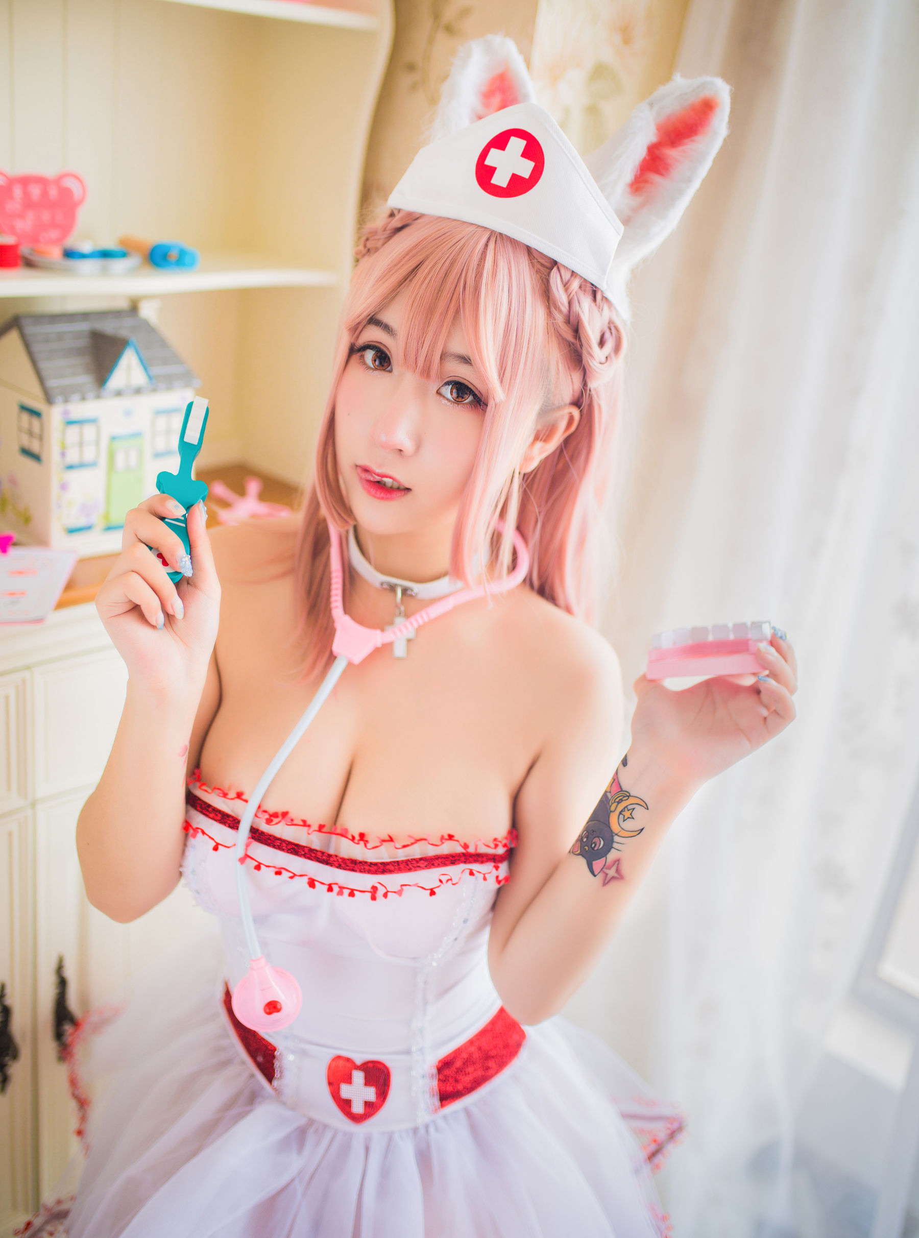 巨乳猫九酱Sakura - 兽の物语-图33