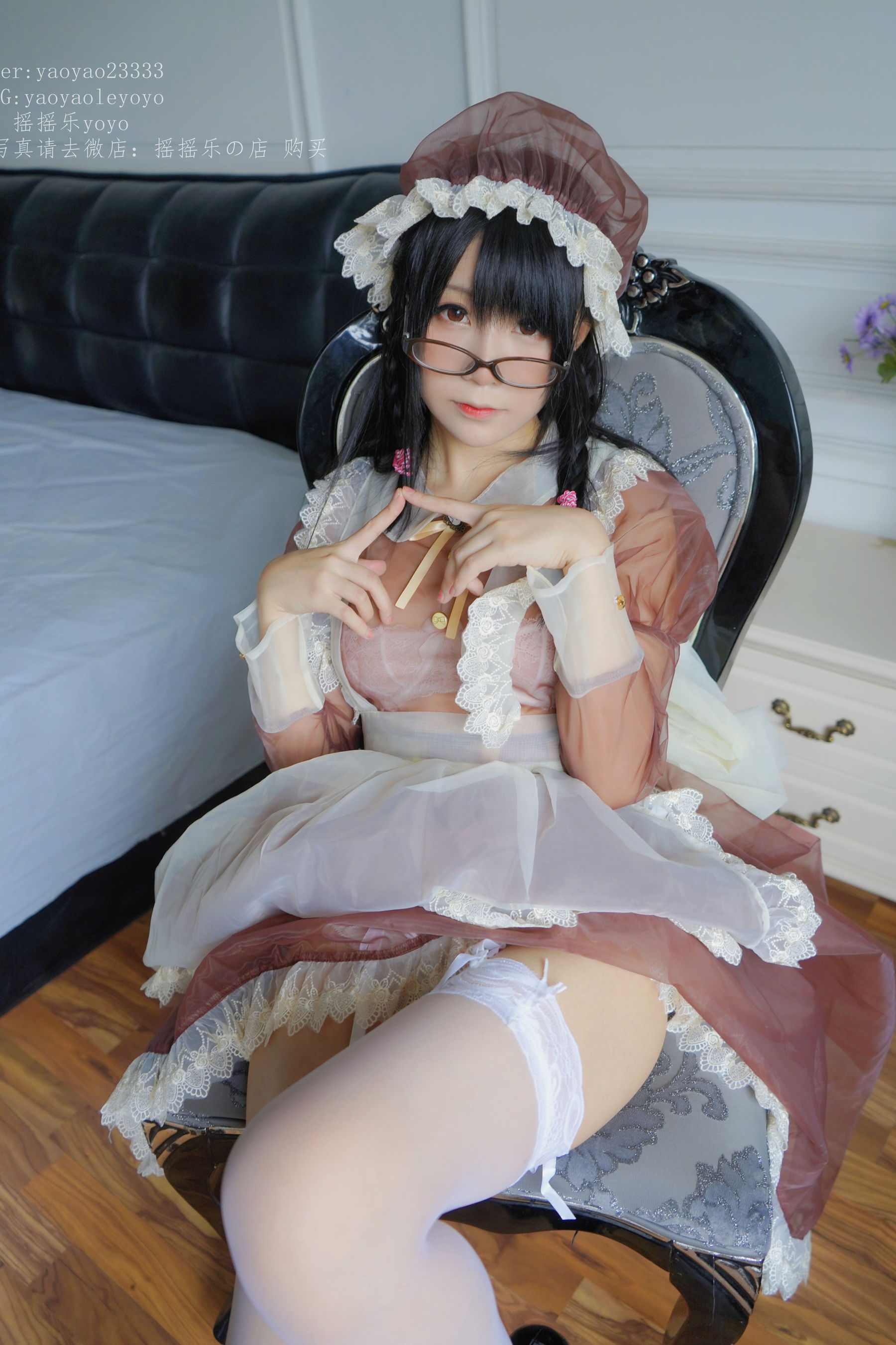 摇摇乐yoyo - 咖啡色女仆-图35