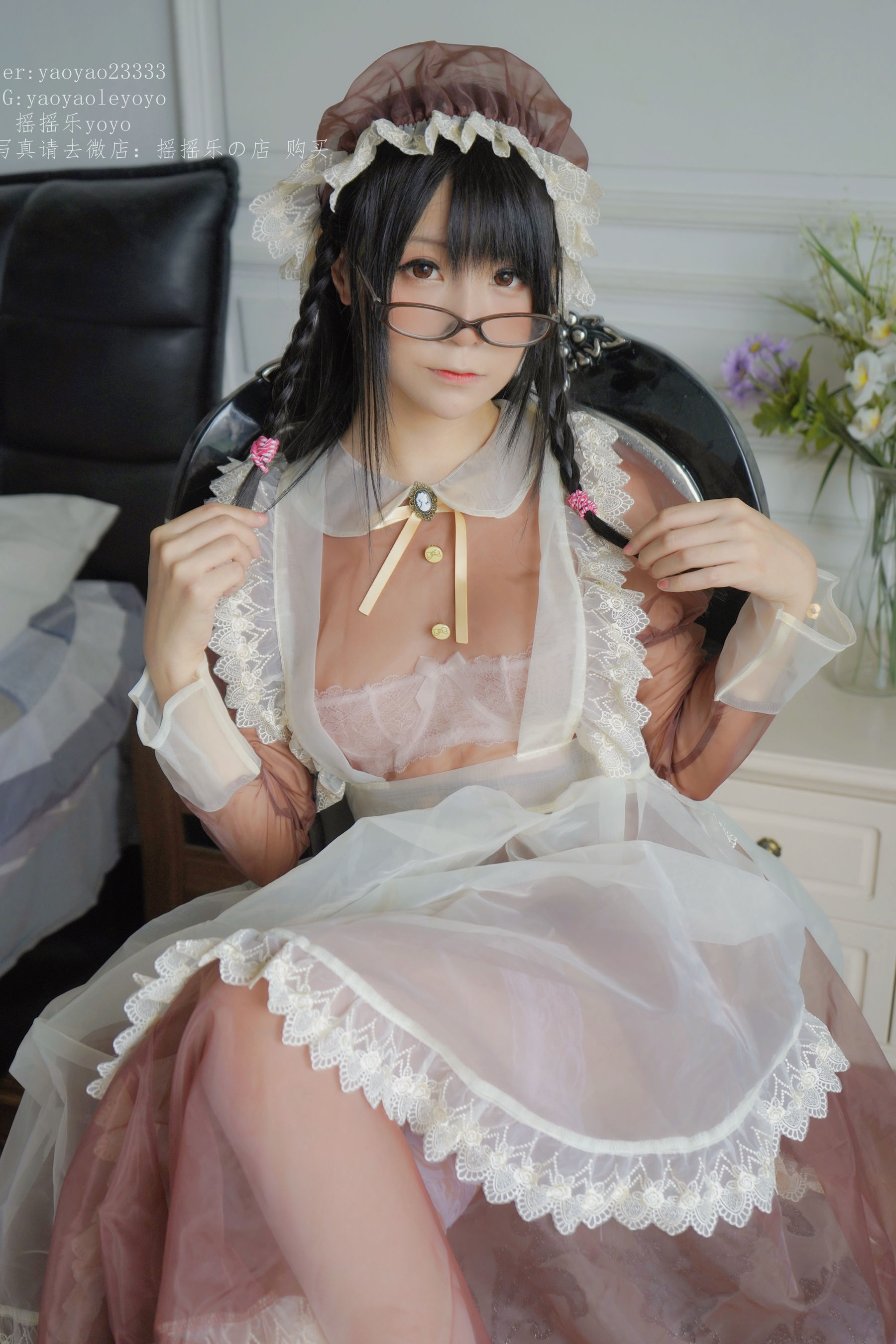 摇摇乐yoyo - 咖啡色女仆-图5