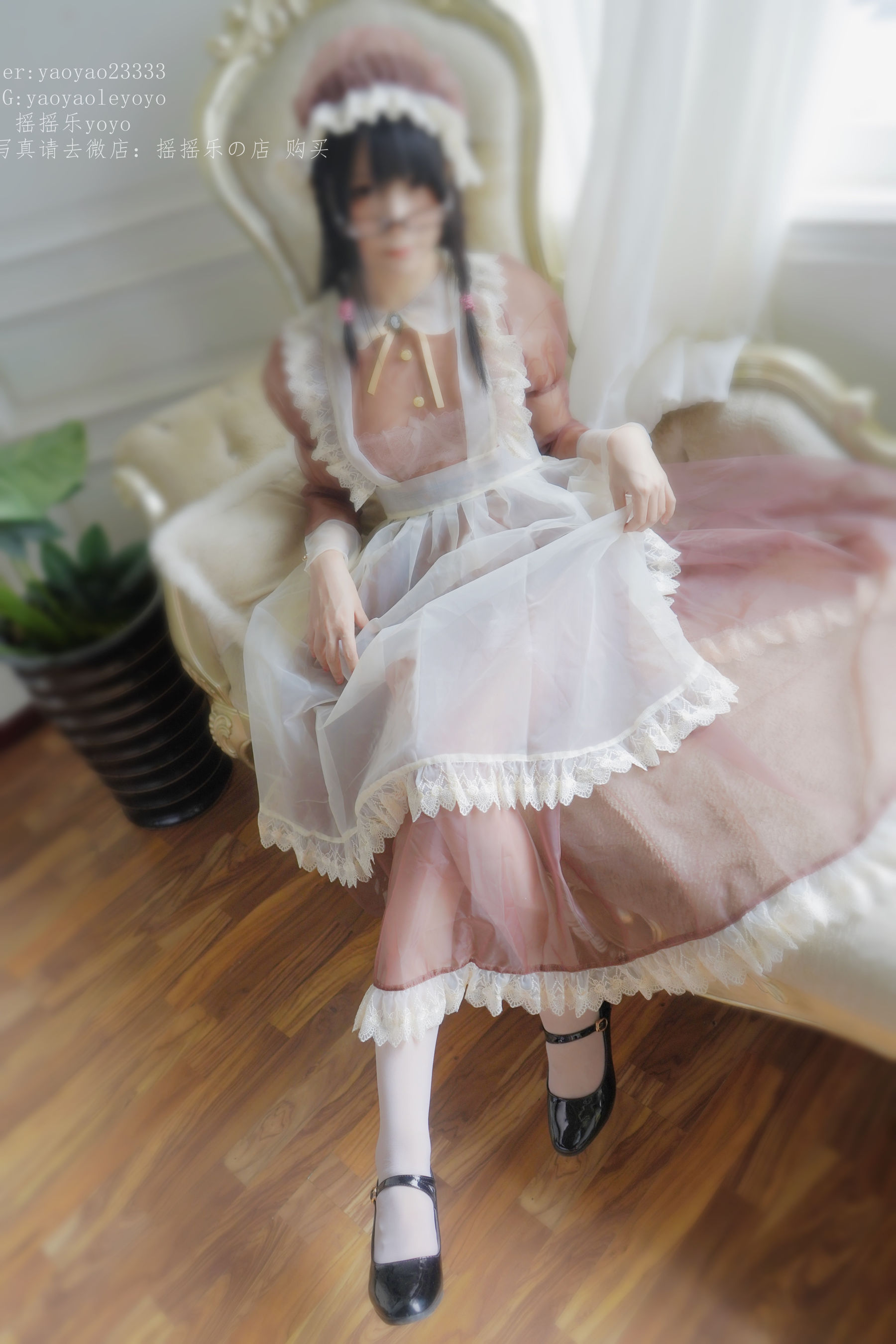 摇摇乐yoyo - 咖啡色女仆-图8