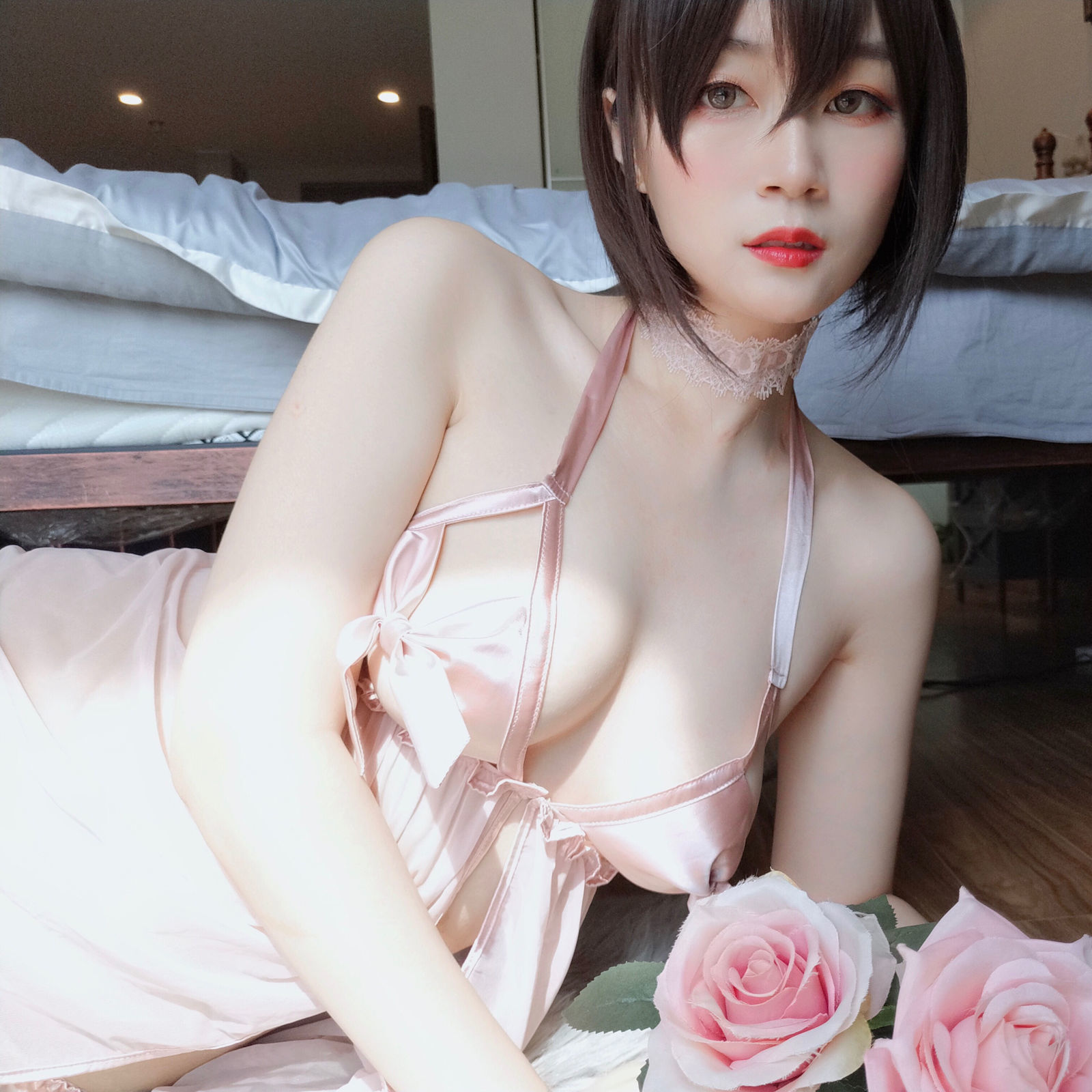 白银 - 粉色睡衣-图26