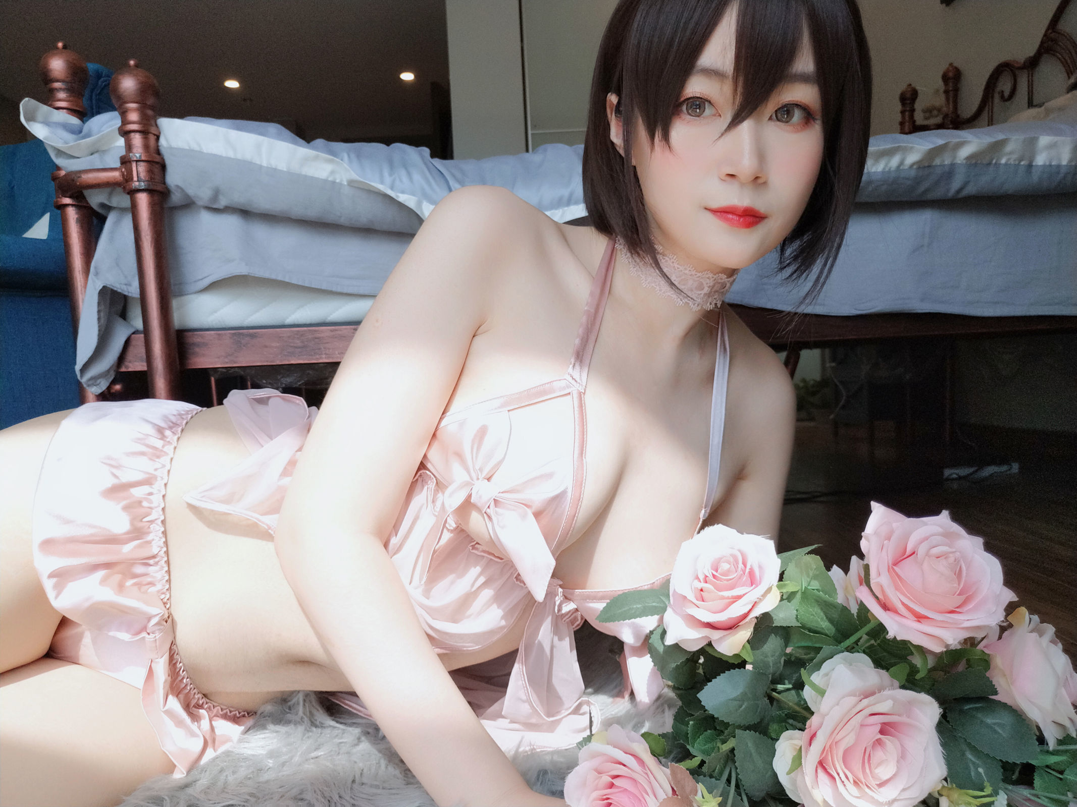 白银 - 粉色睡衣-图27