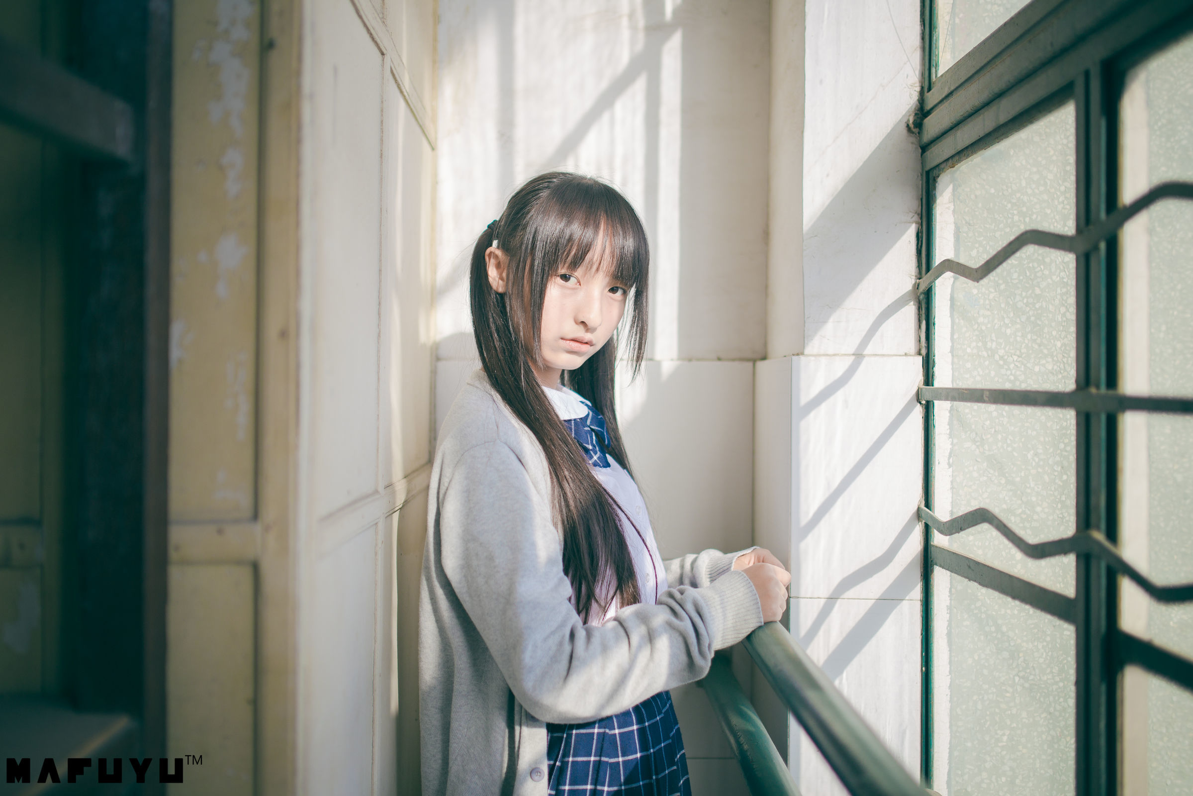 神楽板真冬 阳光校服系列套图-图22