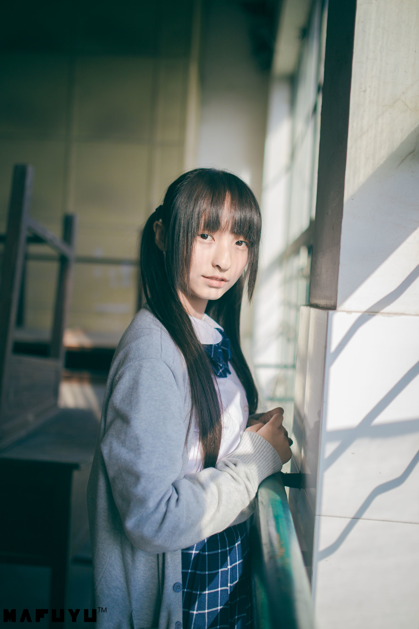 神楽板真冬 阳光校服系列套图-图27