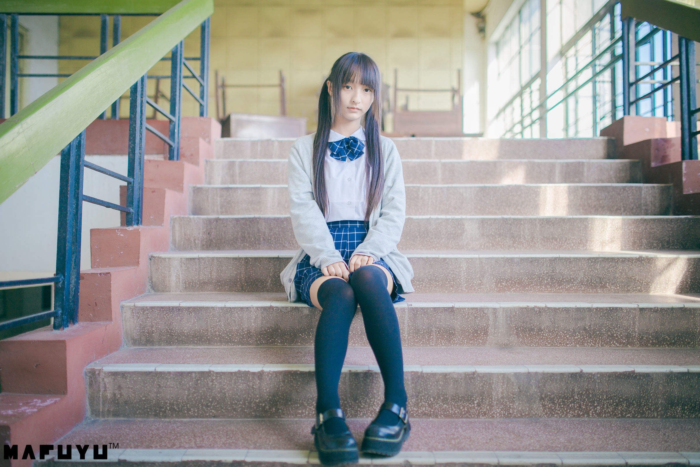 神楽板真冬 阳光校服系列套图-图29