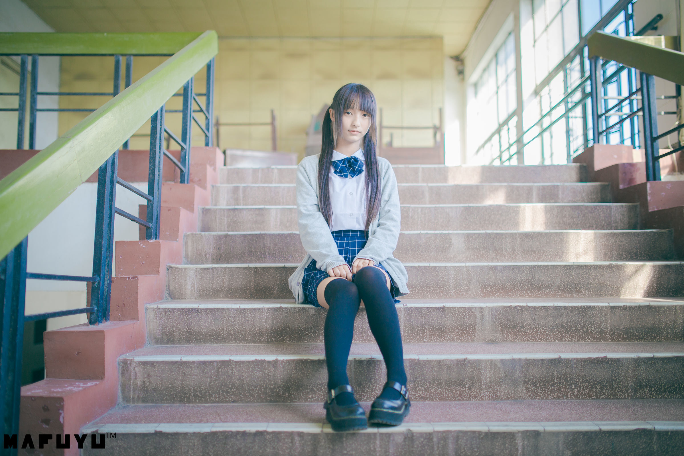 神楽板真冬 阳光校服系列套图-图30