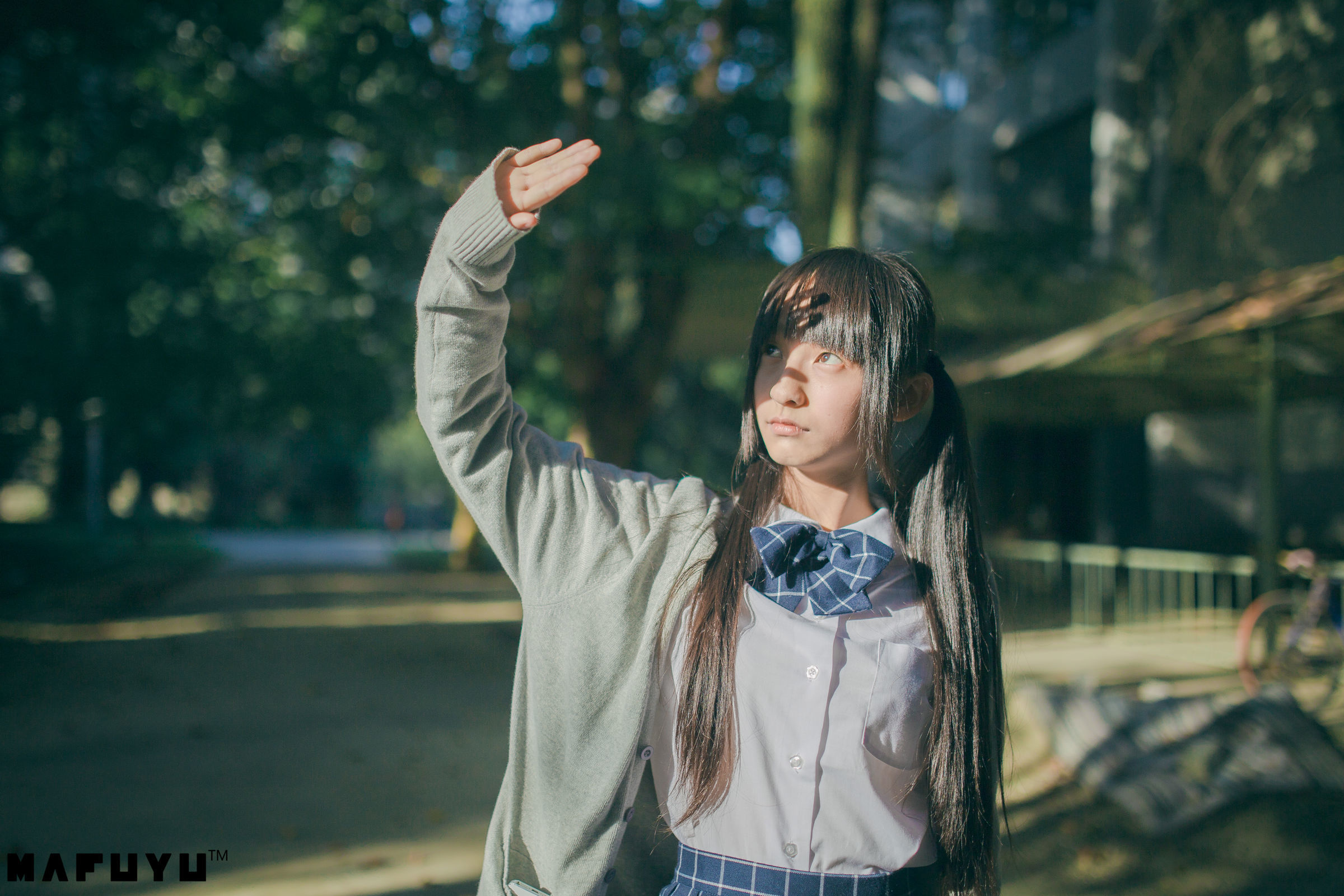 神楽板真冬 阳光校服系列套图-图43