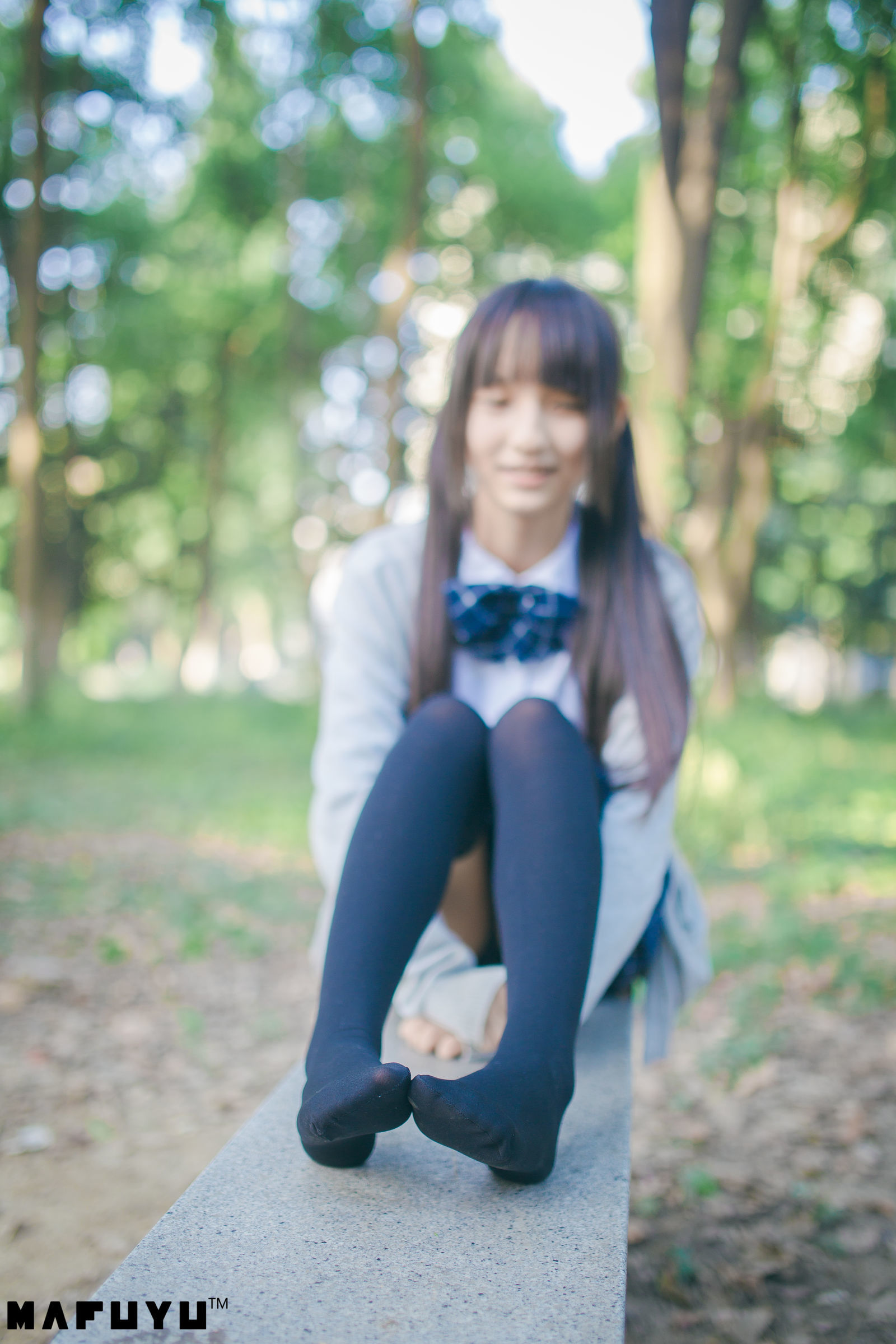 神楽板真冬 阳光校服系列套图-图48