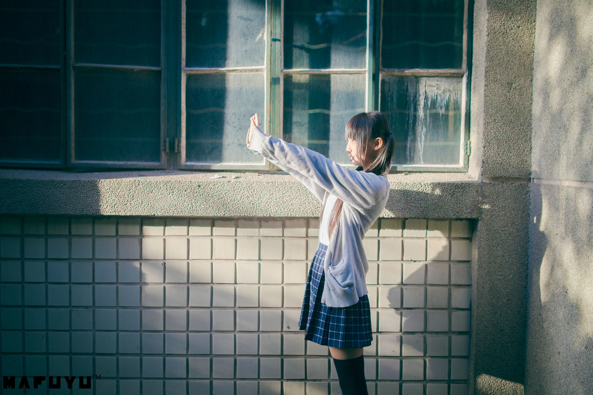 神楽板真冬 阳光校服系列套图-图54