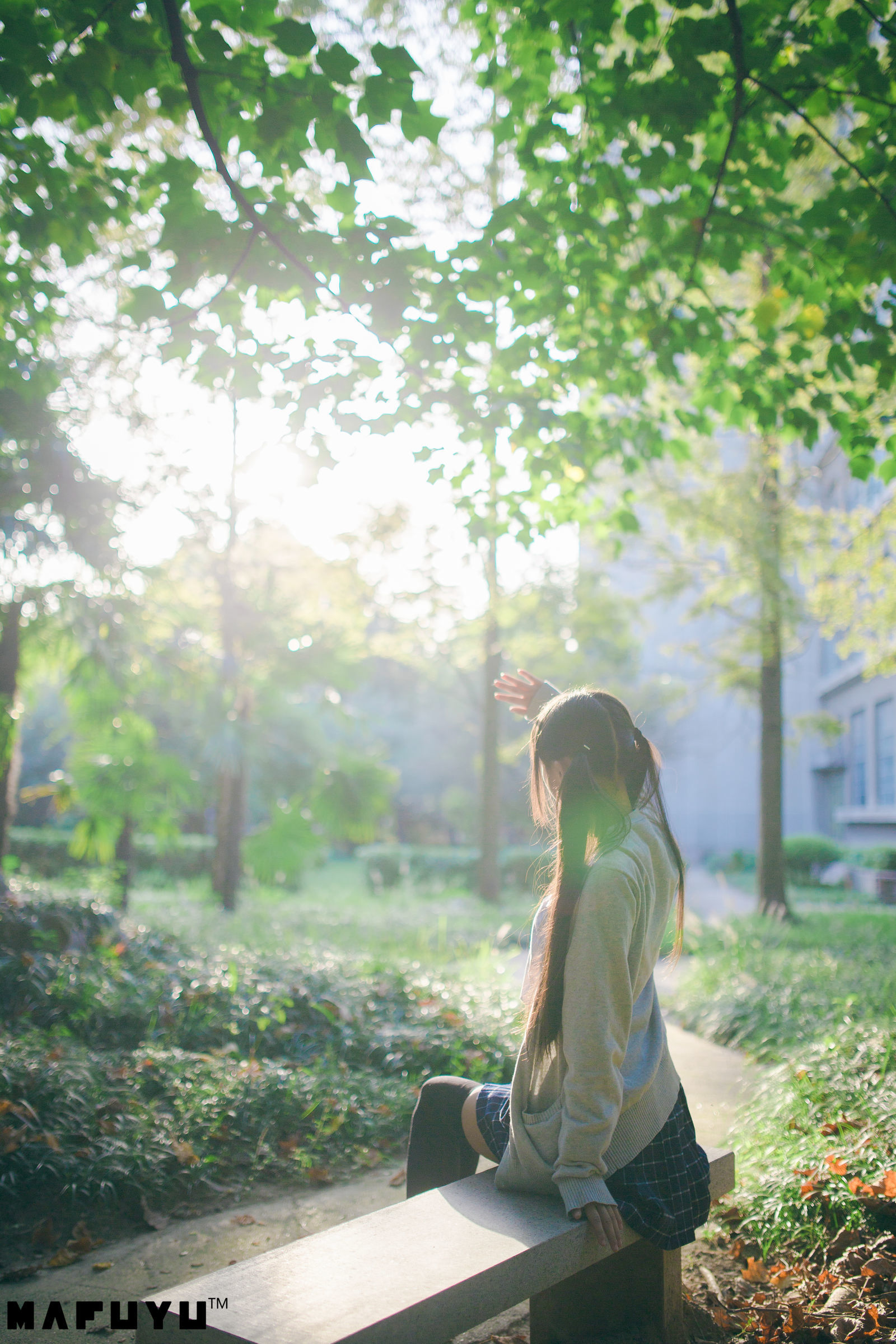 神楽板真冬 阳光校服系列套图-图63
