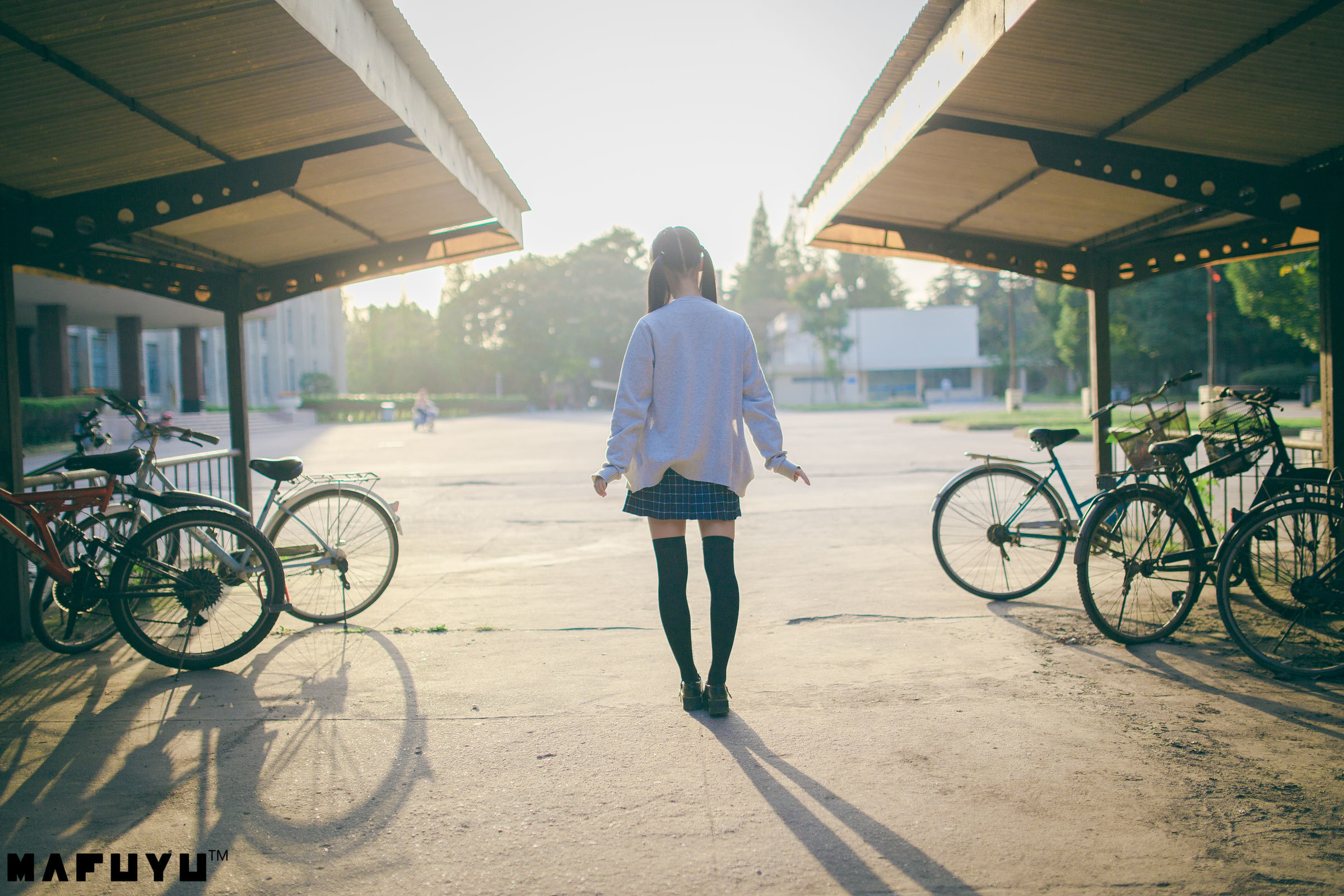 神楽板真冬 阳光校服系列套图-图69