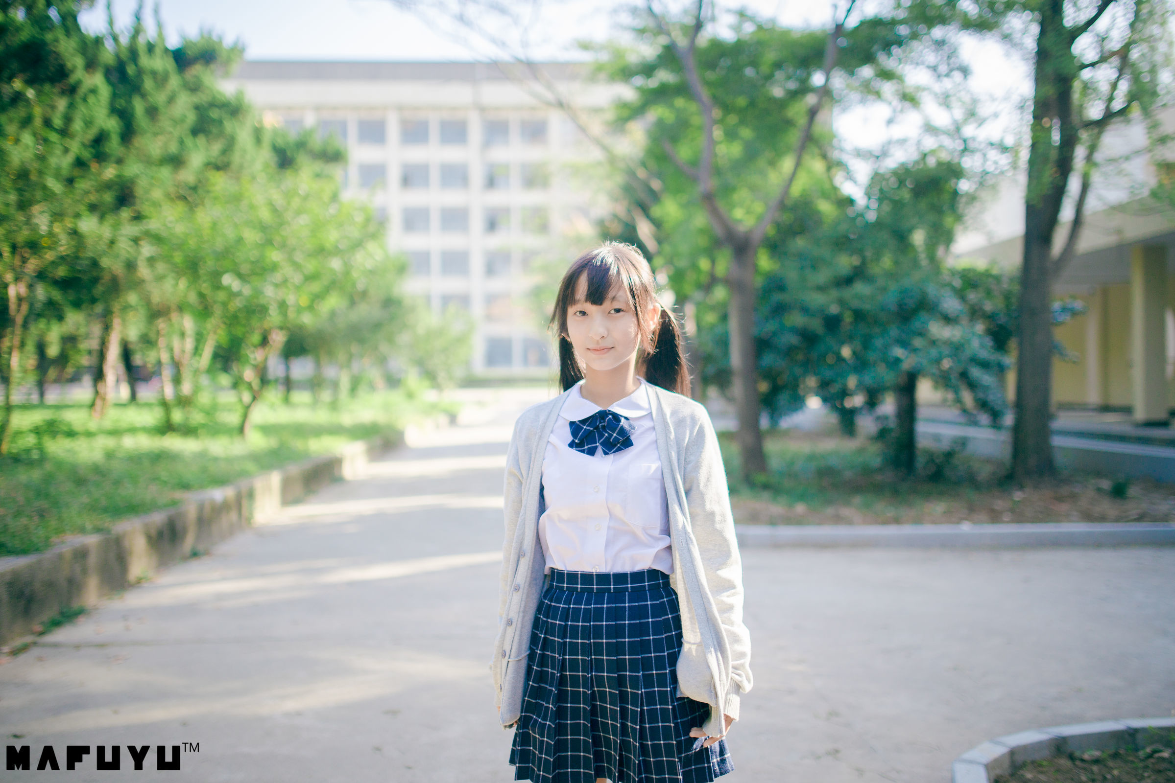 神楽板真冬 阳光校服系列套图-图76