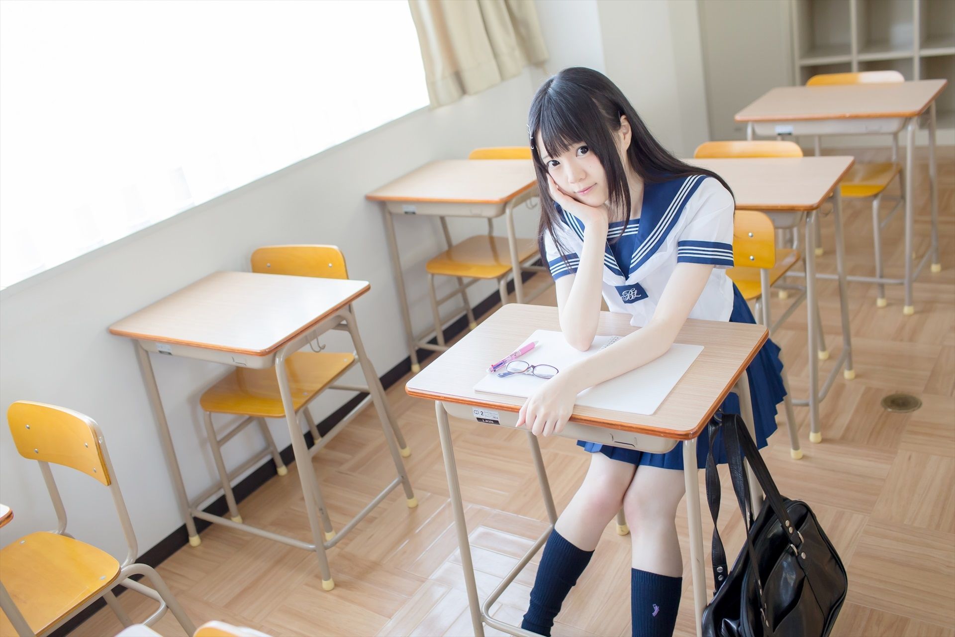 君夏 - 君と僕の夏休み 紺スク-图0