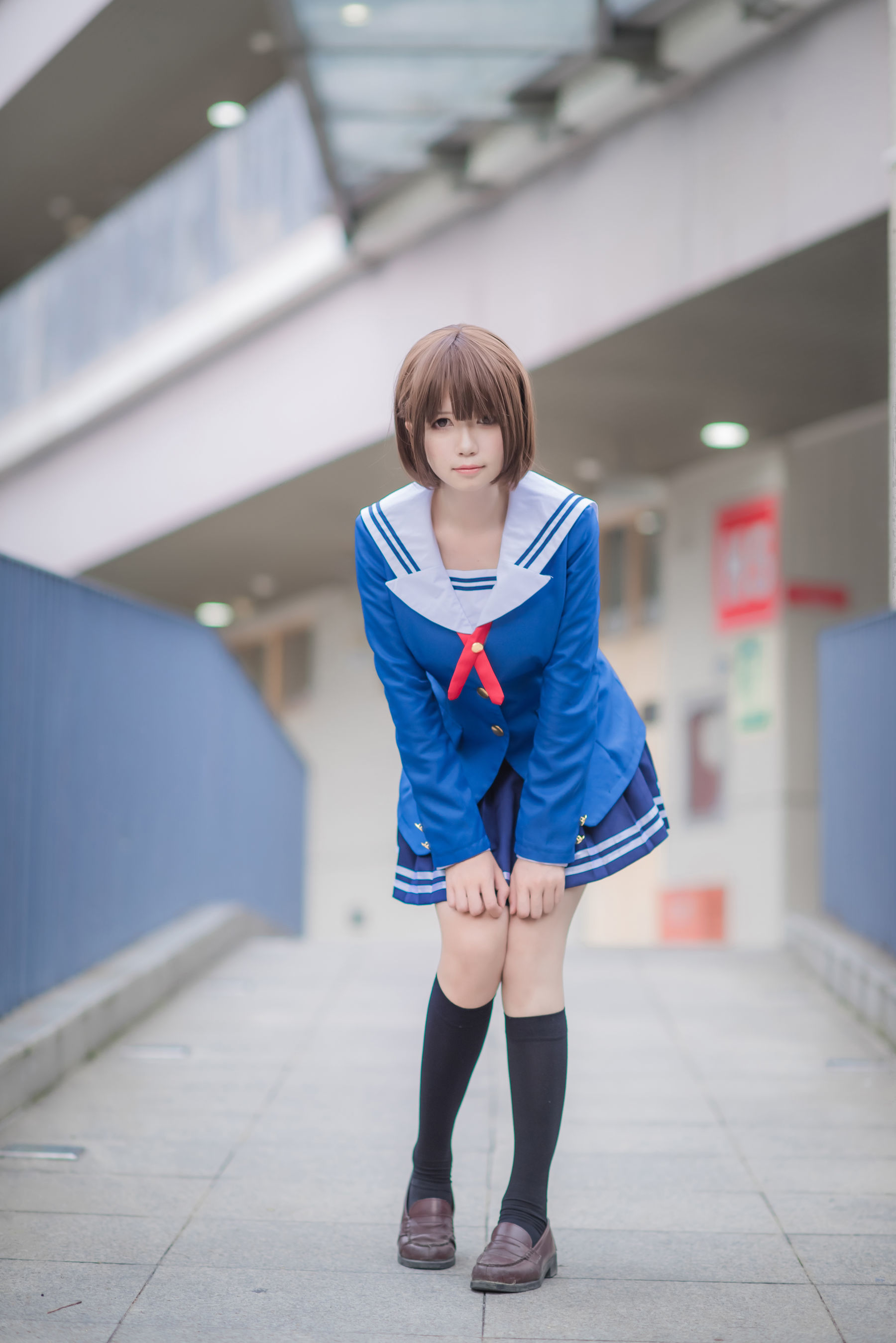 白金Saki - 校服-图19