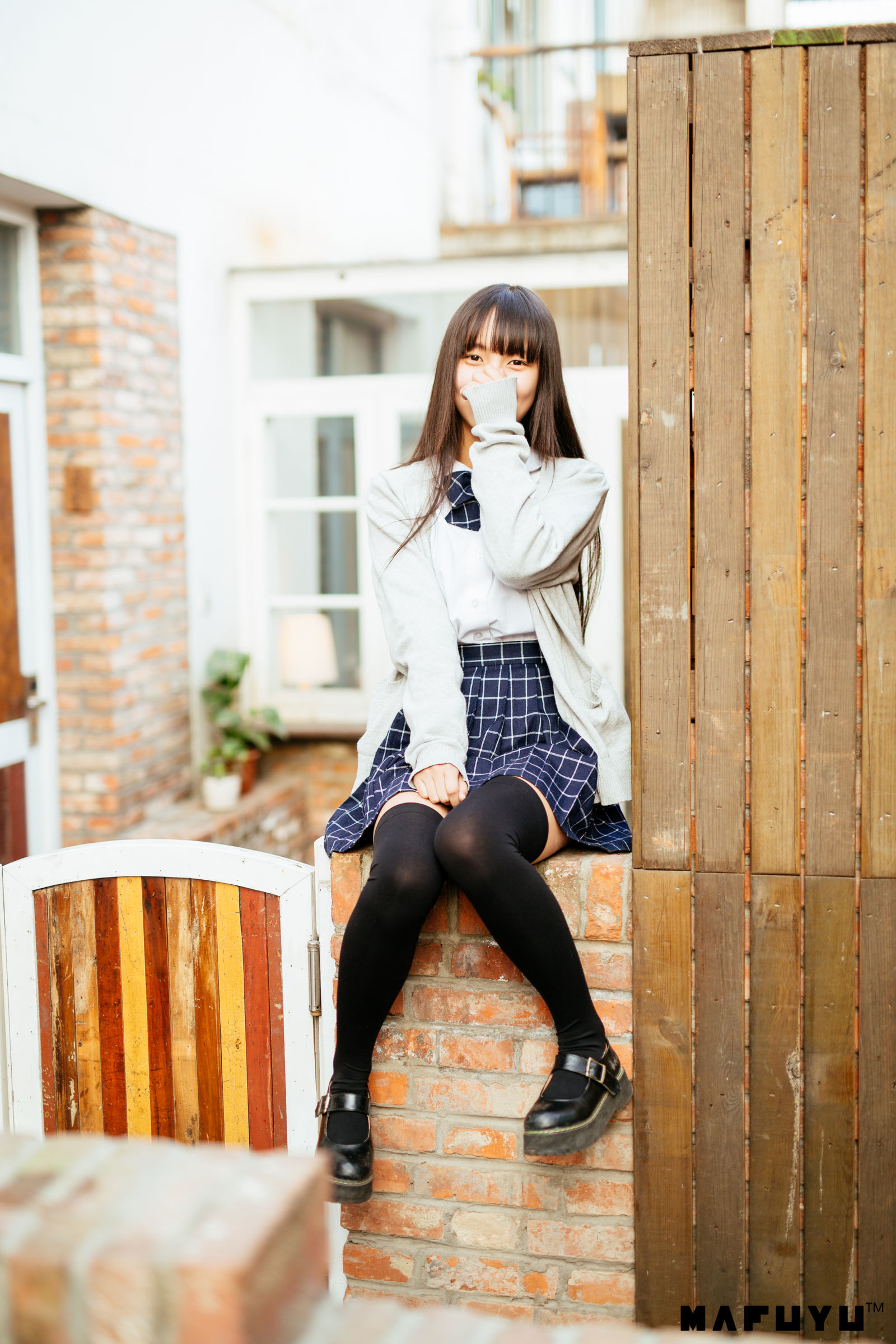神楽板真冬 JK学生系列套图-图16