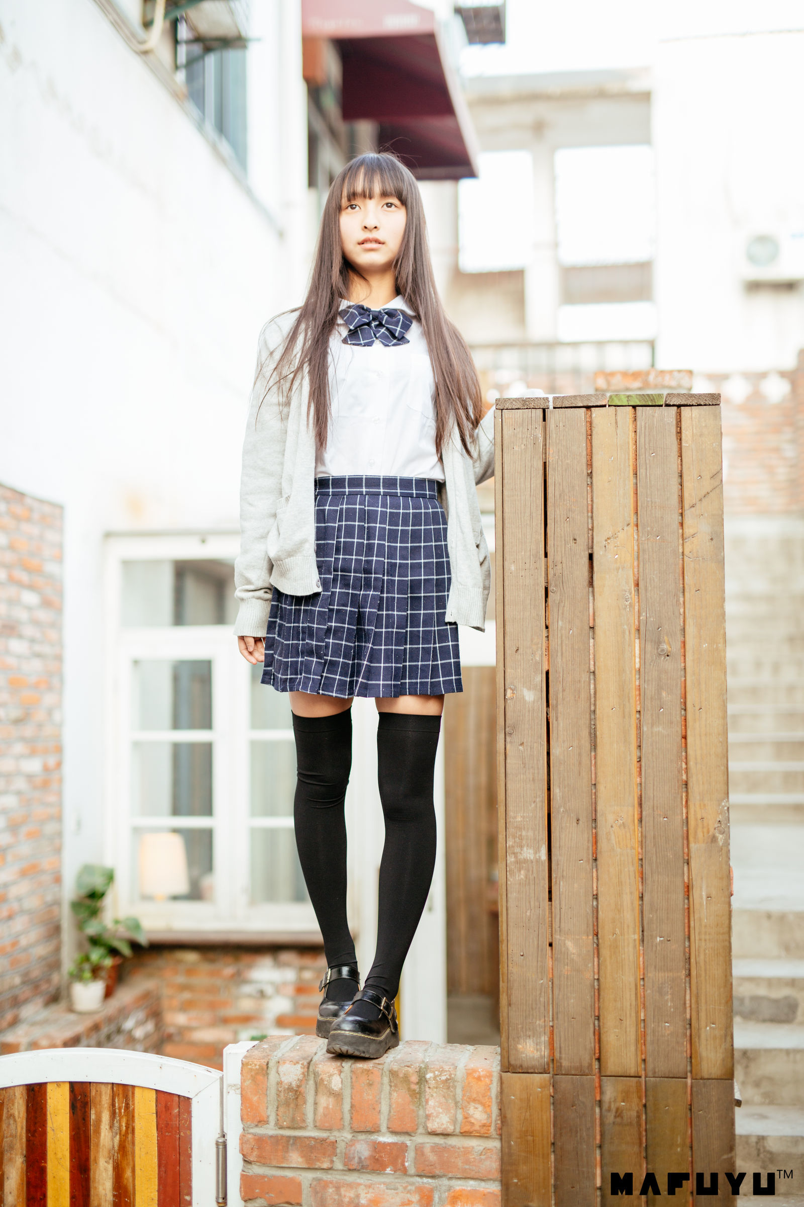 神楽板真冬 JK学生系列套图-图17