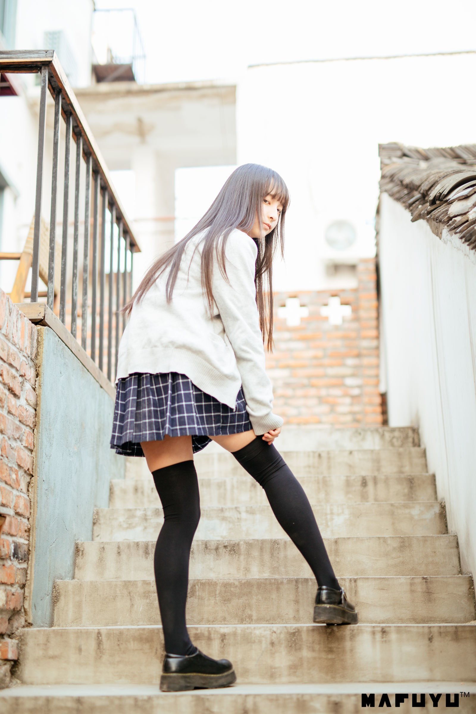 神楽板真冬 JK学生系列套图-图23