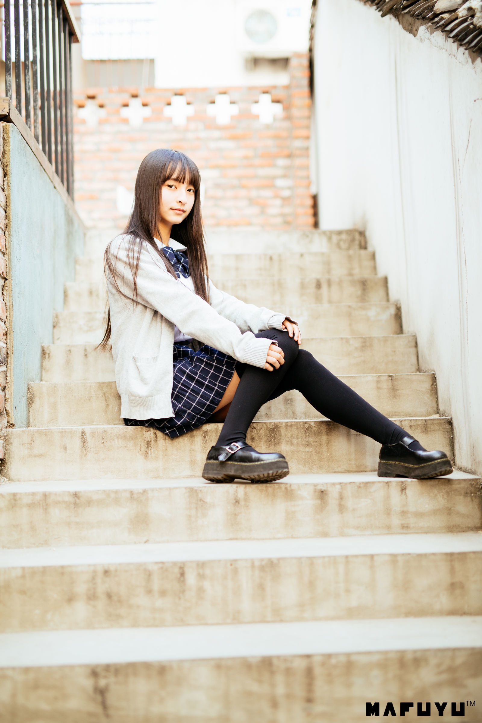 神楽板真冬 JK学生系列套图-图24