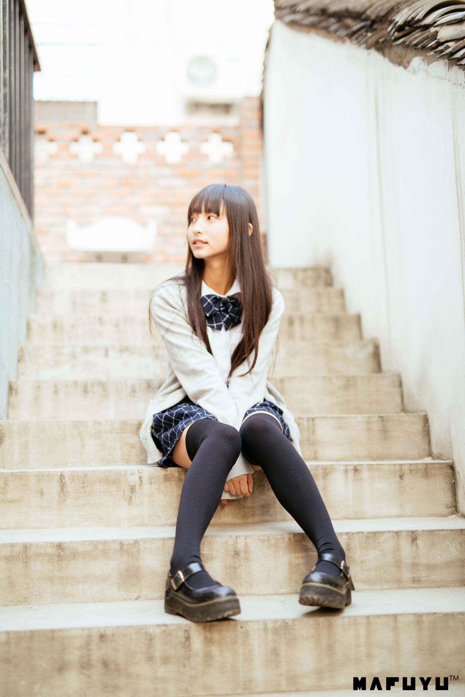 神楽板真冬 JK学生系列套图-图27