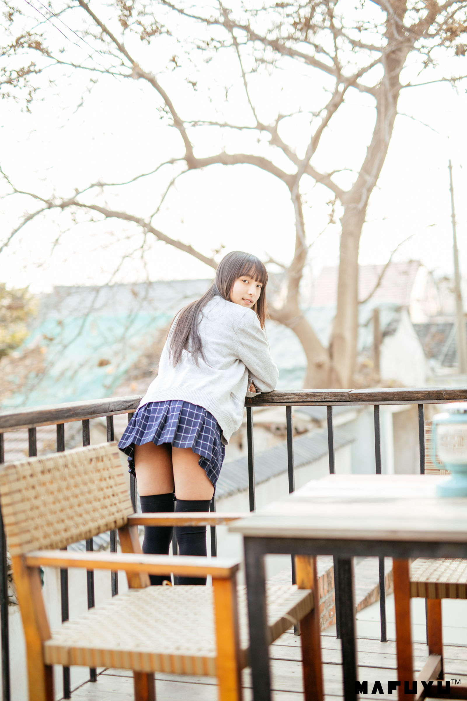 神楽板真冬 JK学生系列套图-图30