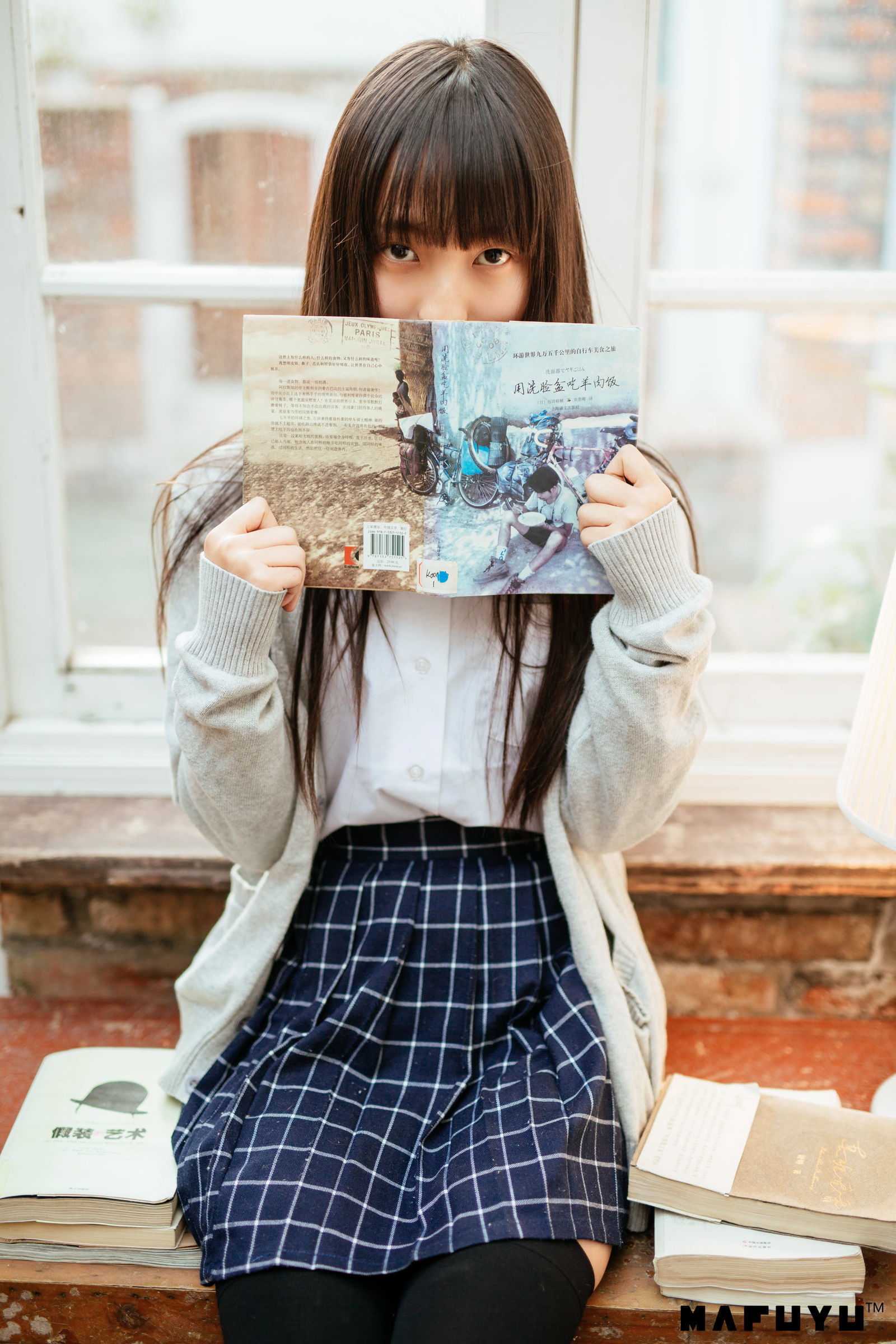 神楽板真冬 JK学生系列套图-图3