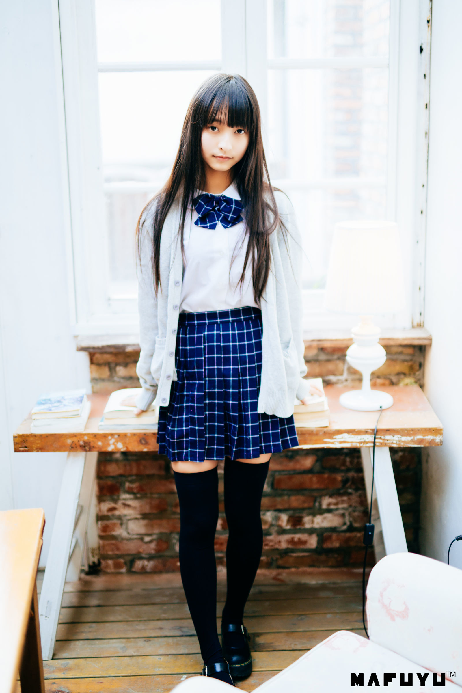神楽板真冬 JK学生系列套图-图45