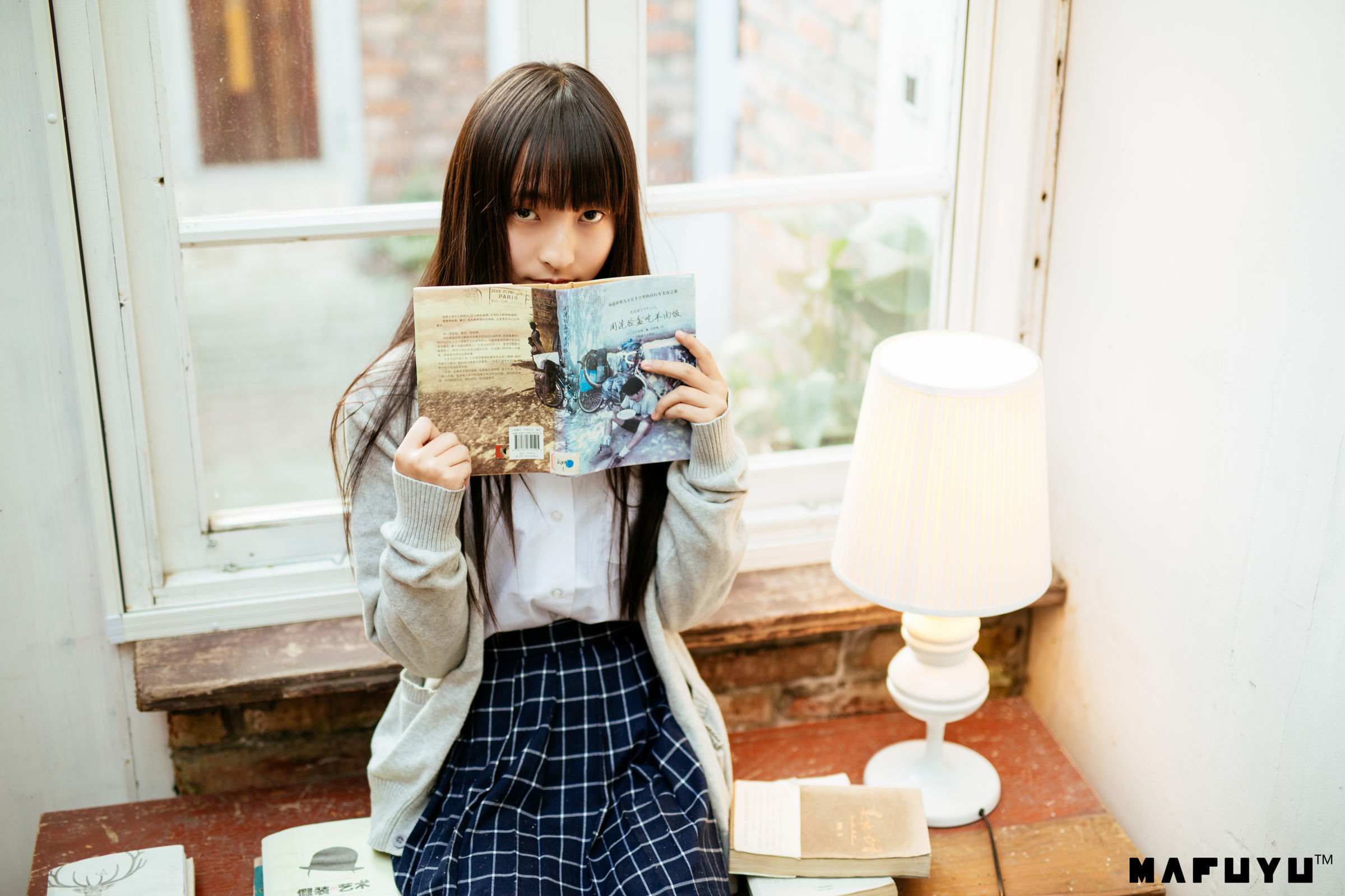 神楽板真冬 JK学生系列套图-图4