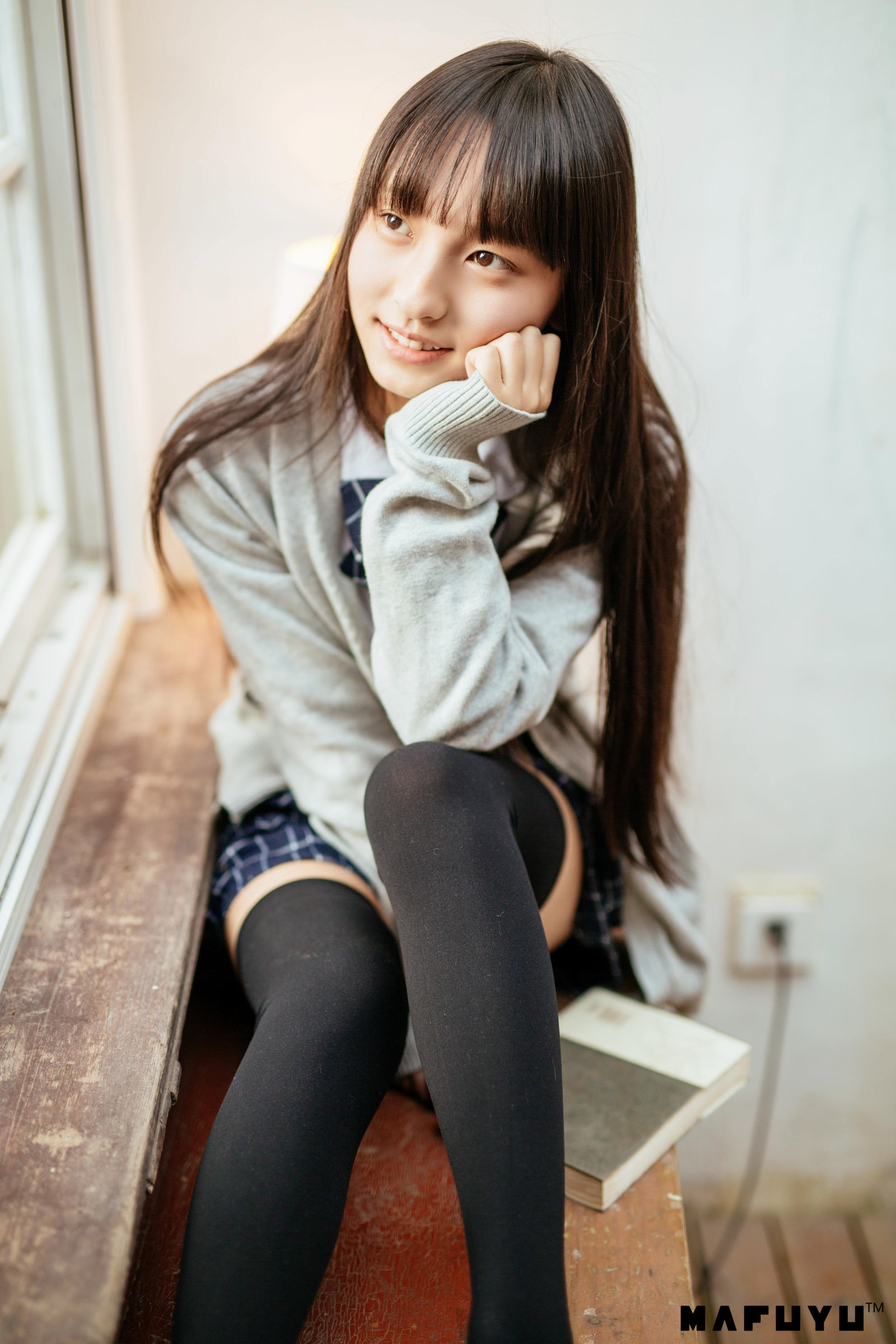 神楽板真冬 JK学生系列套图-图8