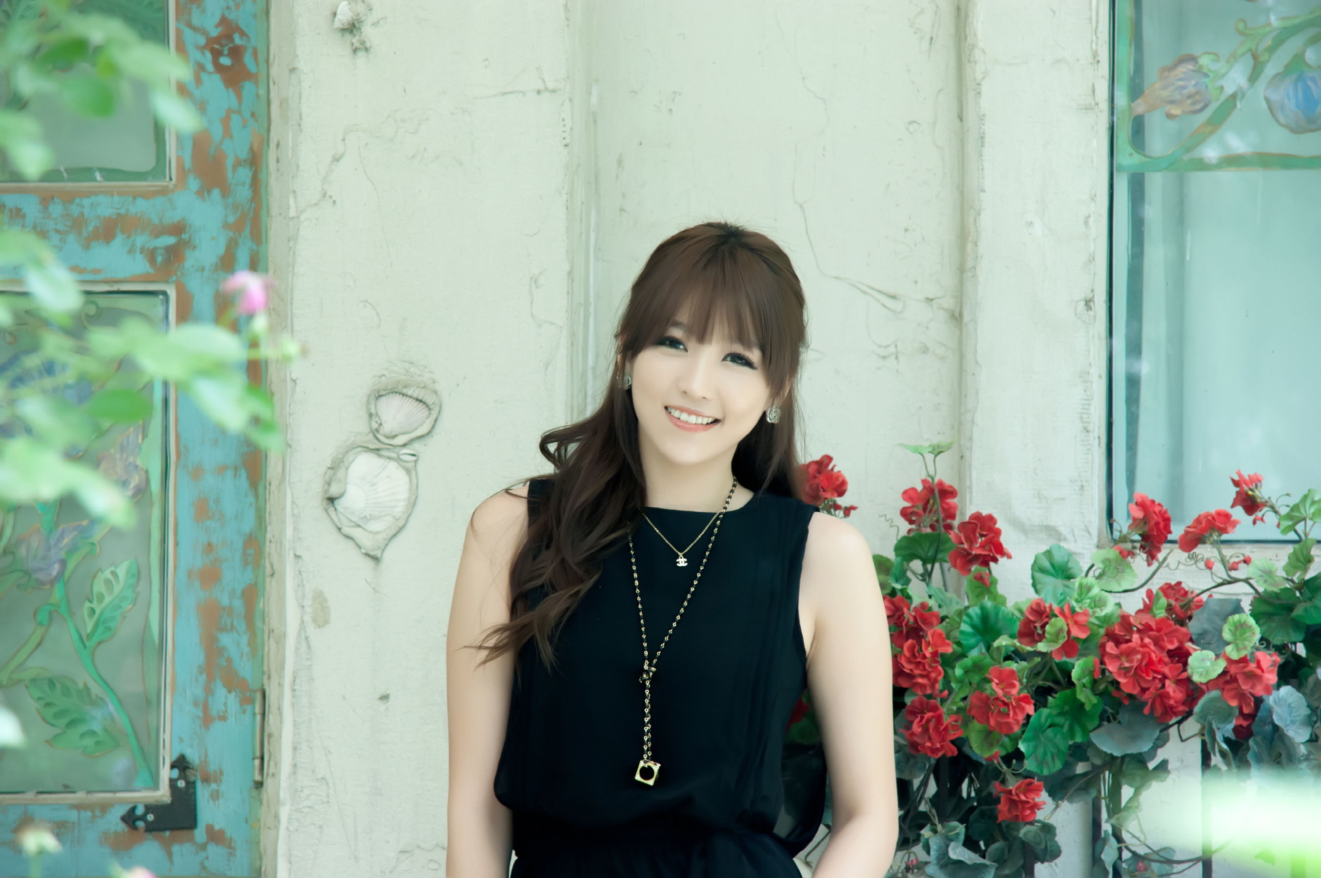 李恩慧 - 黑色优雅长裙外拍-图15