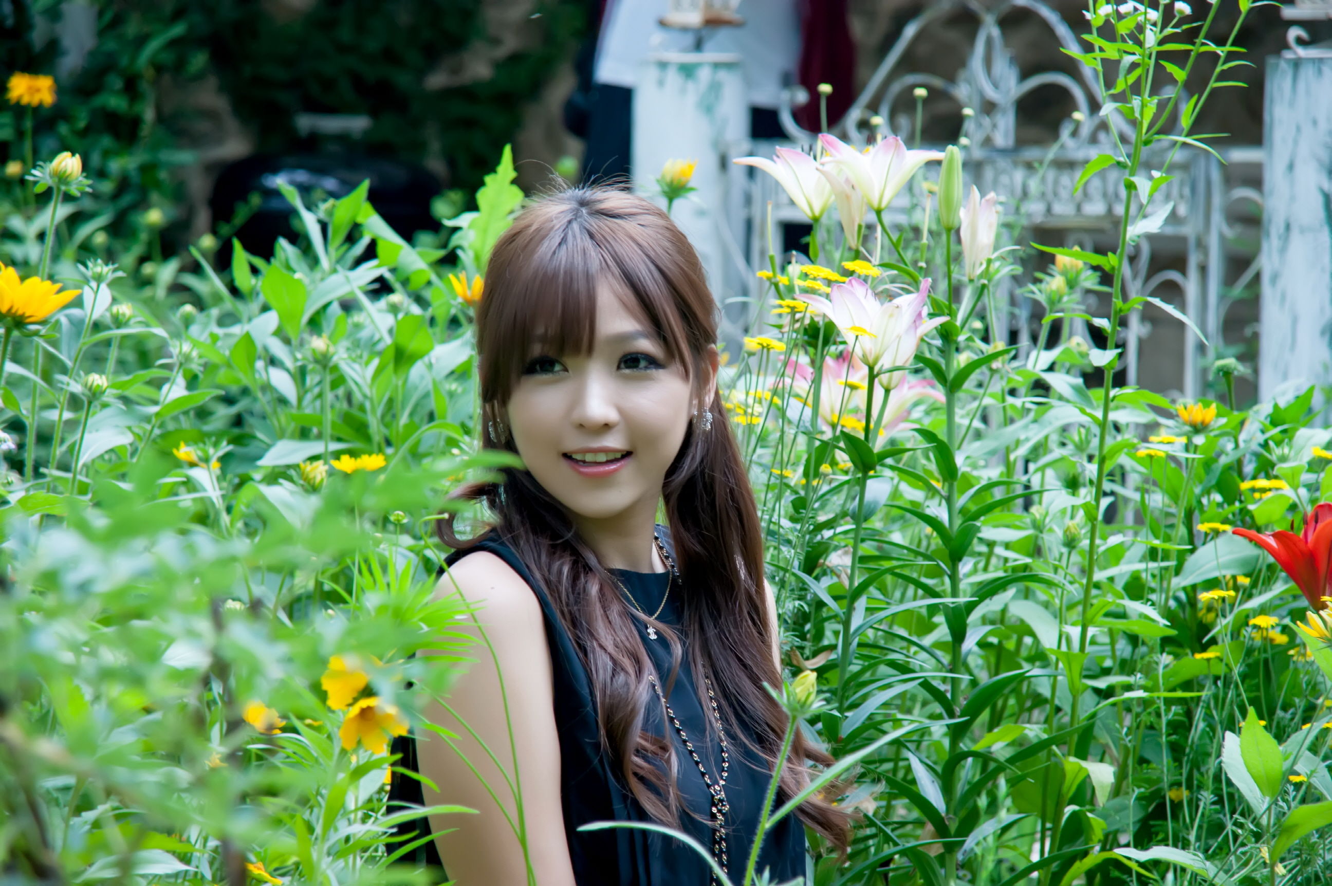 李恩慧 - 黑色优雅长裙外拍-图22