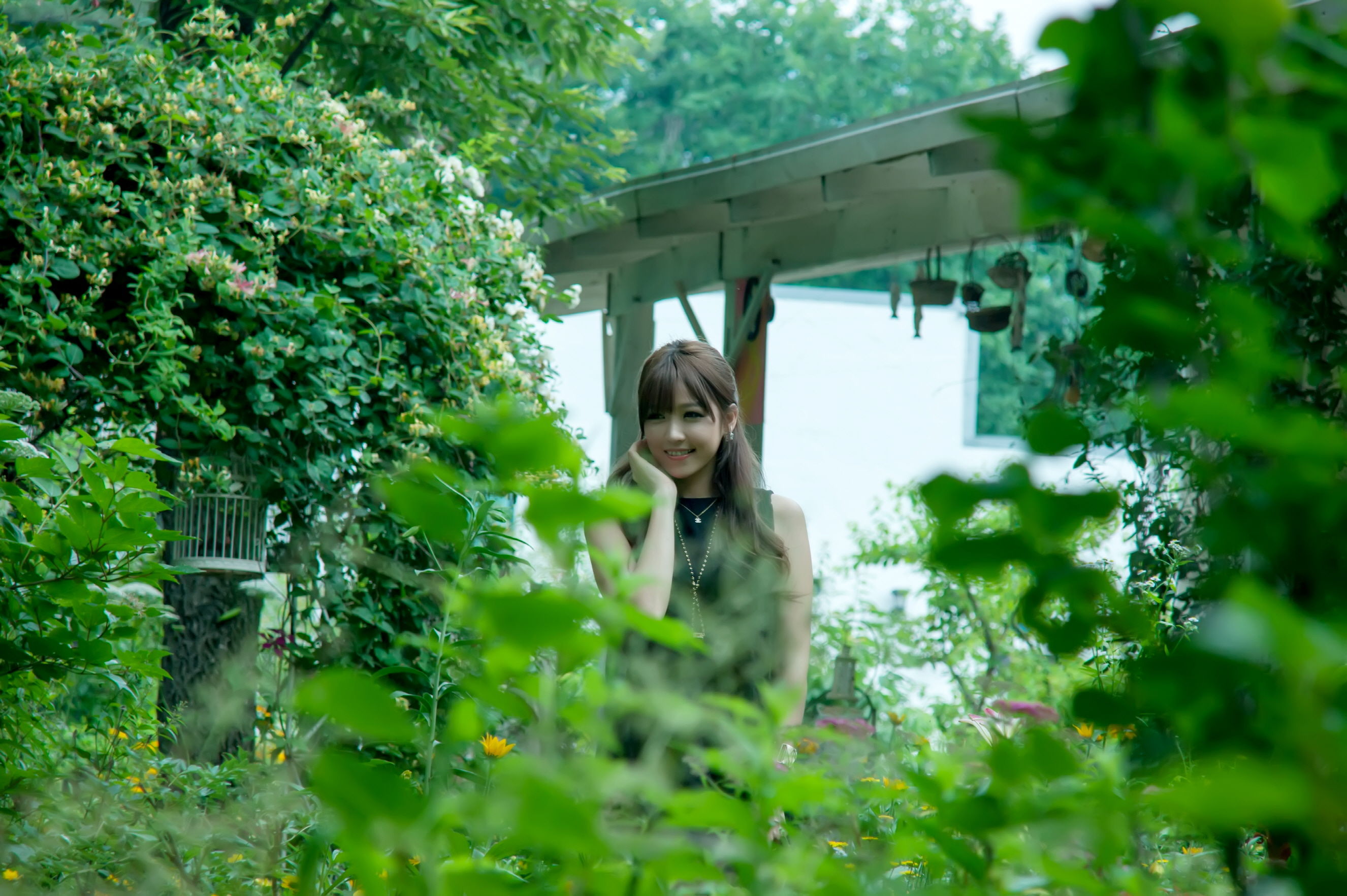 李恩慧 - 黑色优雅长裙外拍-图29