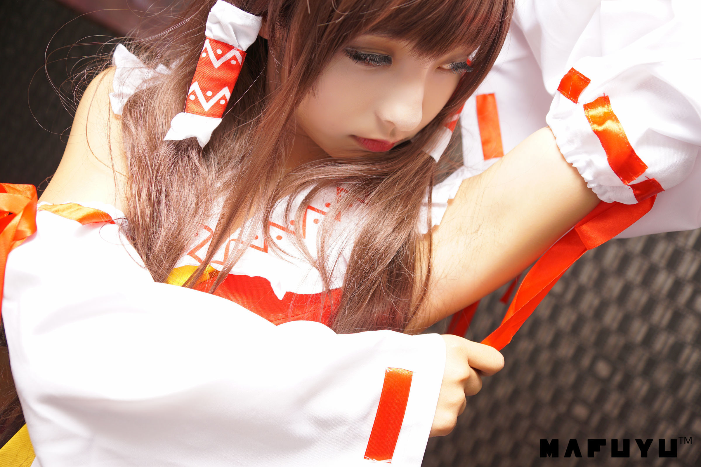 神楽板真冬 COS Reimu猫娘系列套图-图42