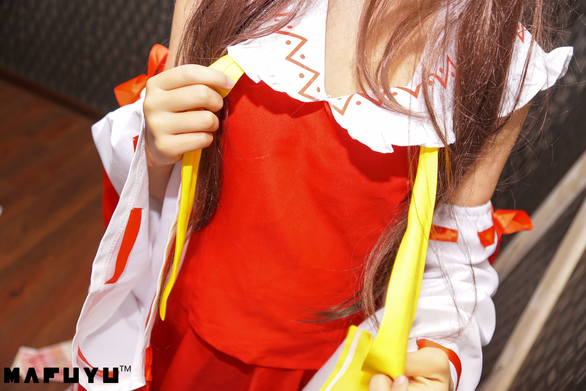 神楽板真冬 COS Reimu猫娘系列套图-图44
