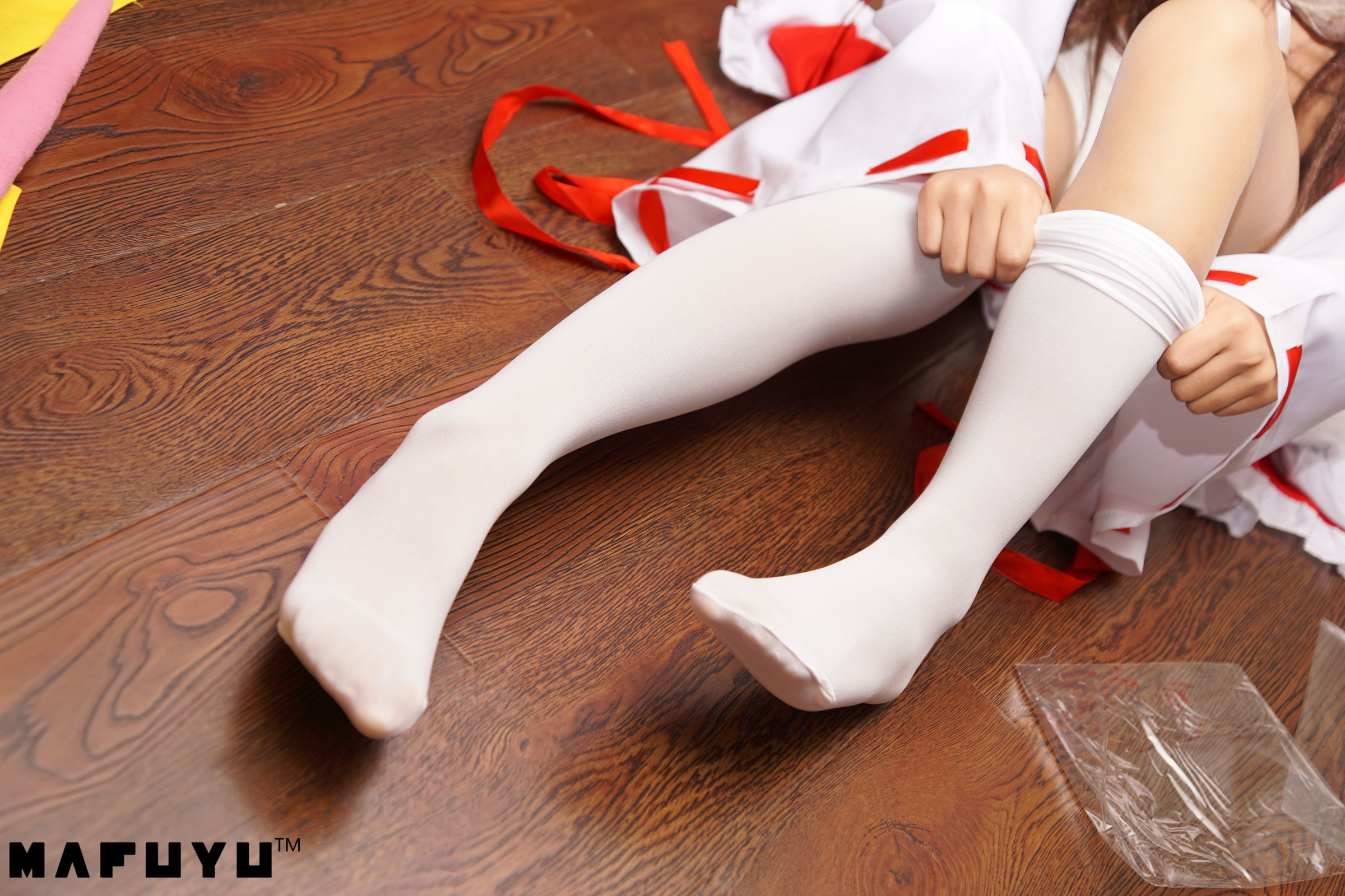神楽板真冬 COS Reimu猫娘系列套图-图48